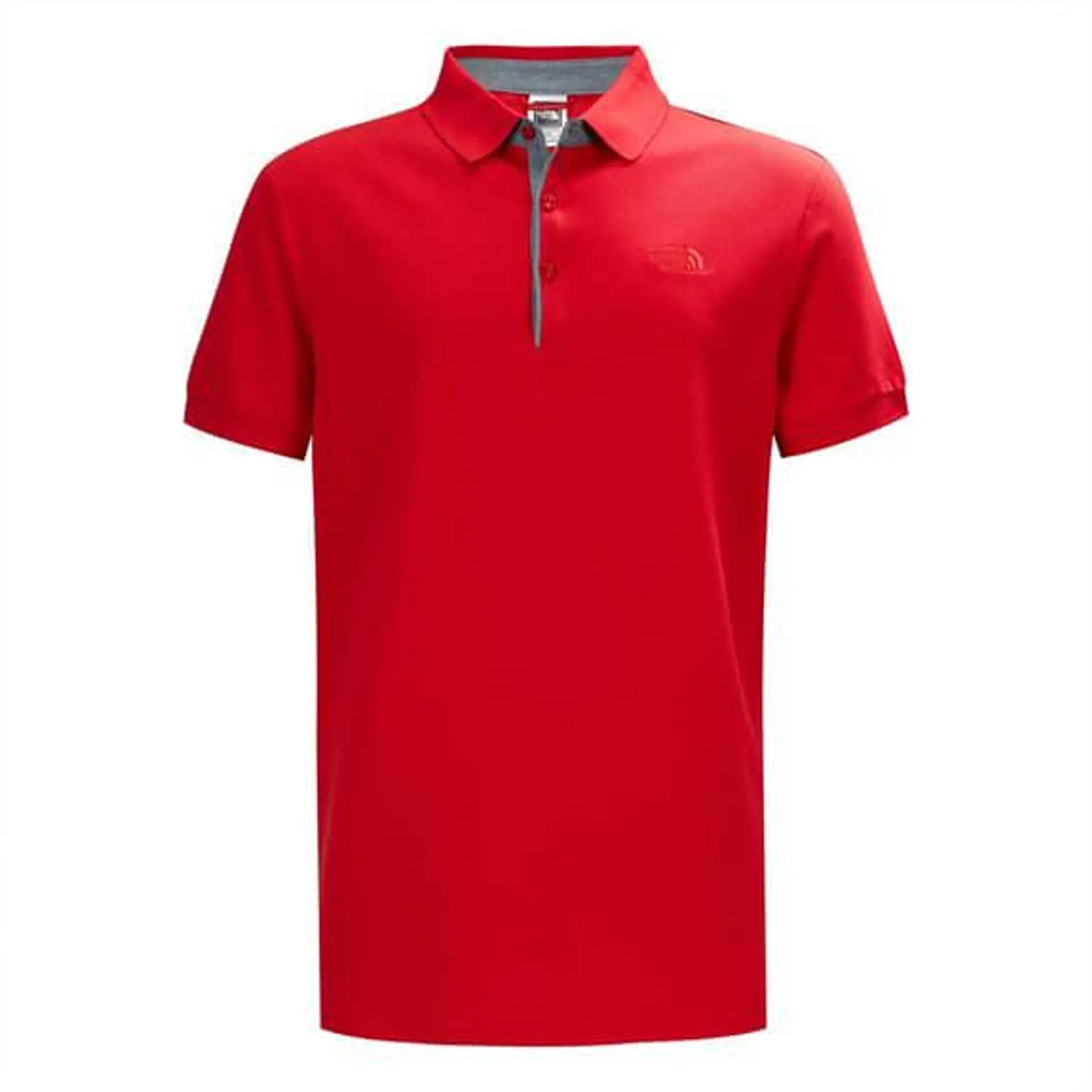 Polo The North Face Premium manche courte rouge intense