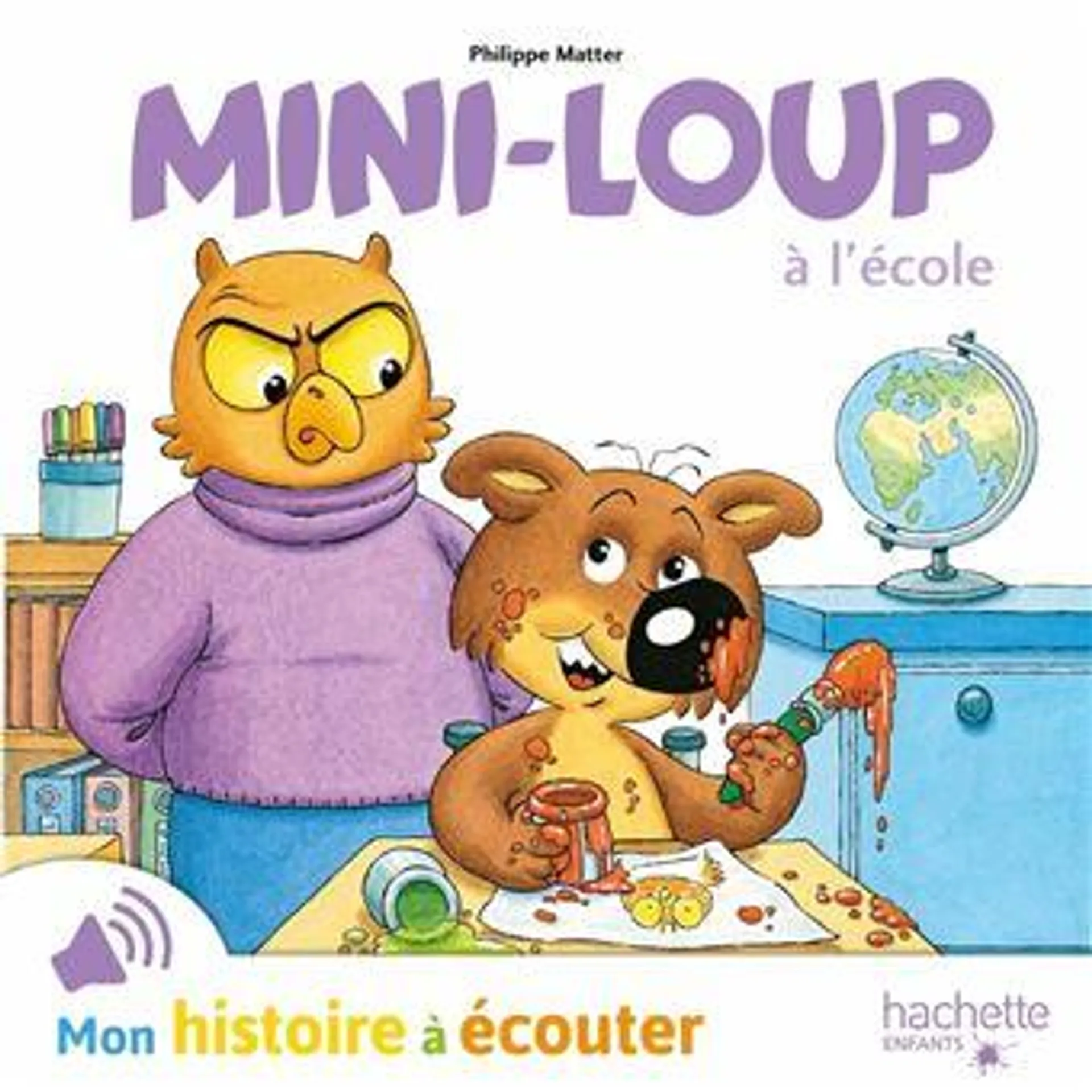 Mini-Loup à l'école