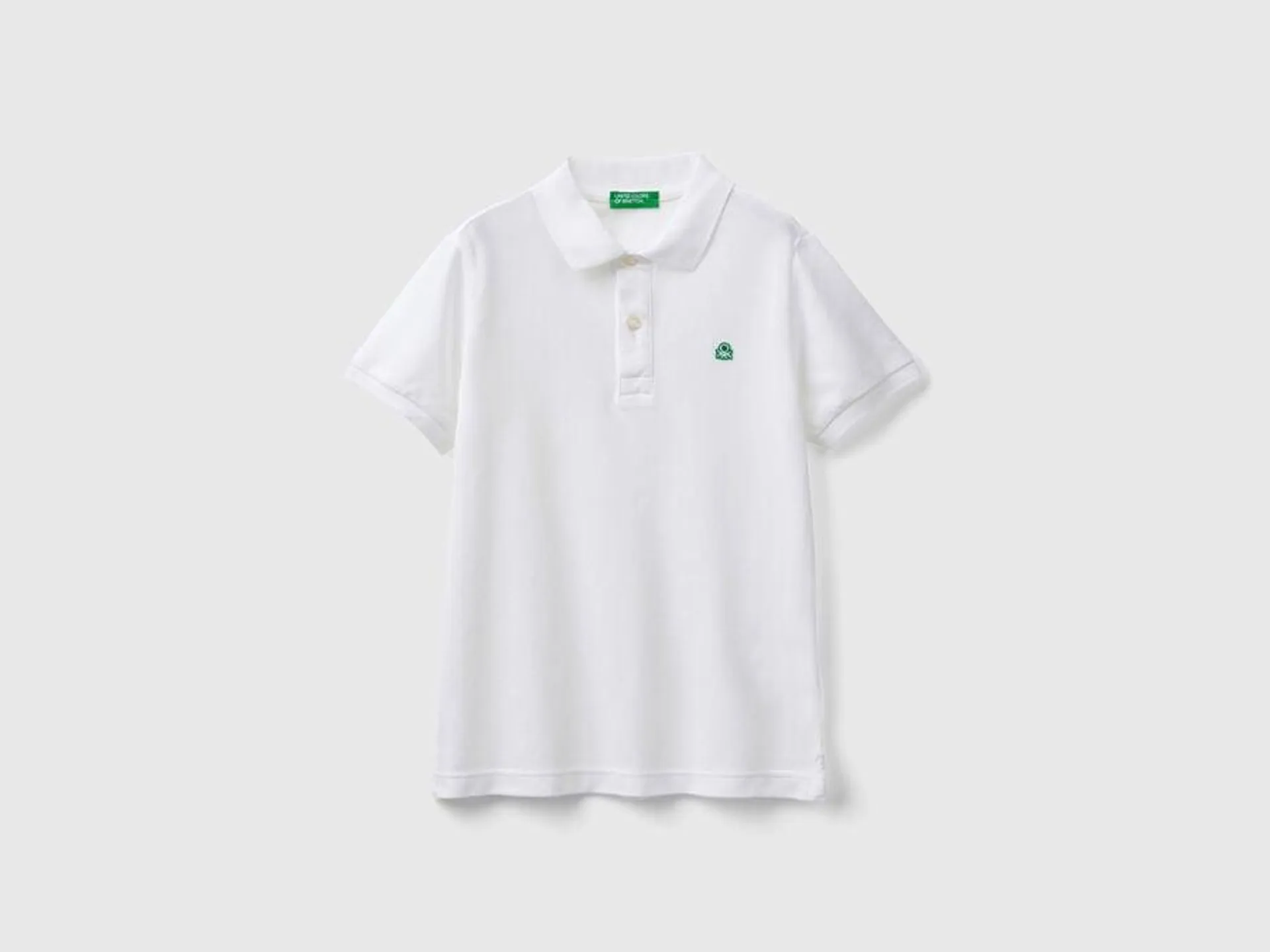 Polo ajusté en 100 % coton bio