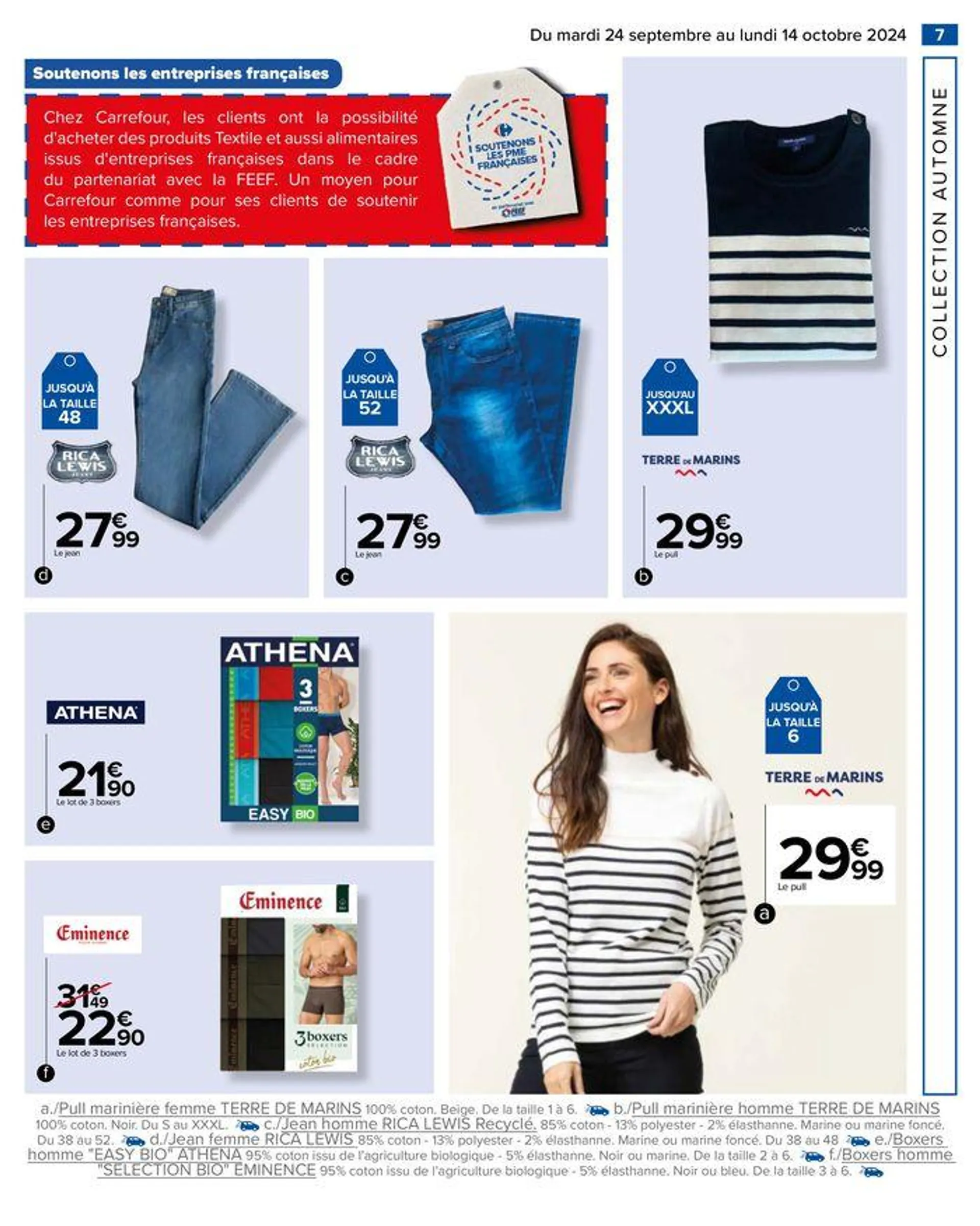 TEX COLLECTION AUTOMNE du 24 septembre au 14 octobre 2024 - Catalogue page 9