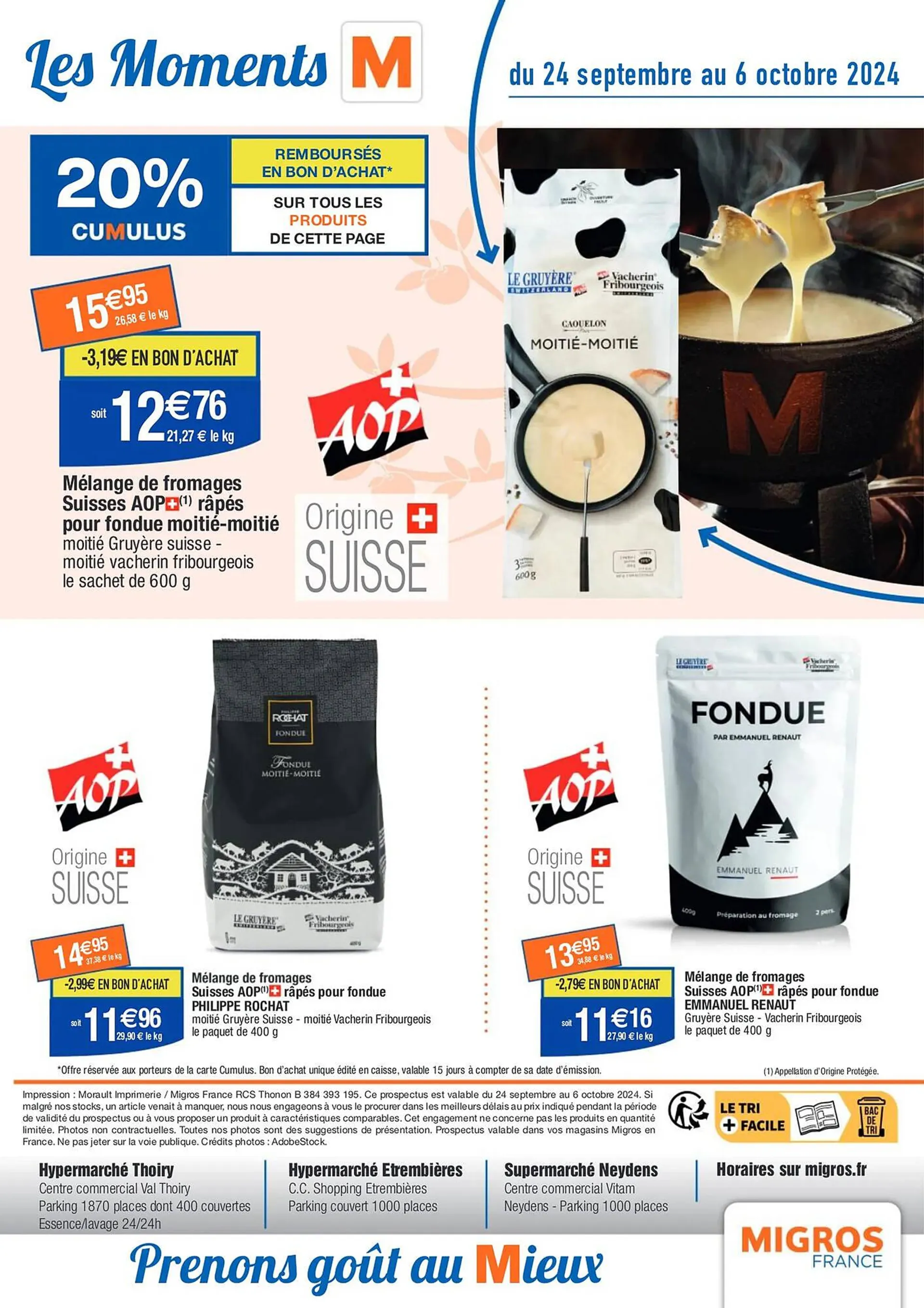 Catalogue Migros du 24 septembre au 6 octobre 2024 - Catalogue page 32