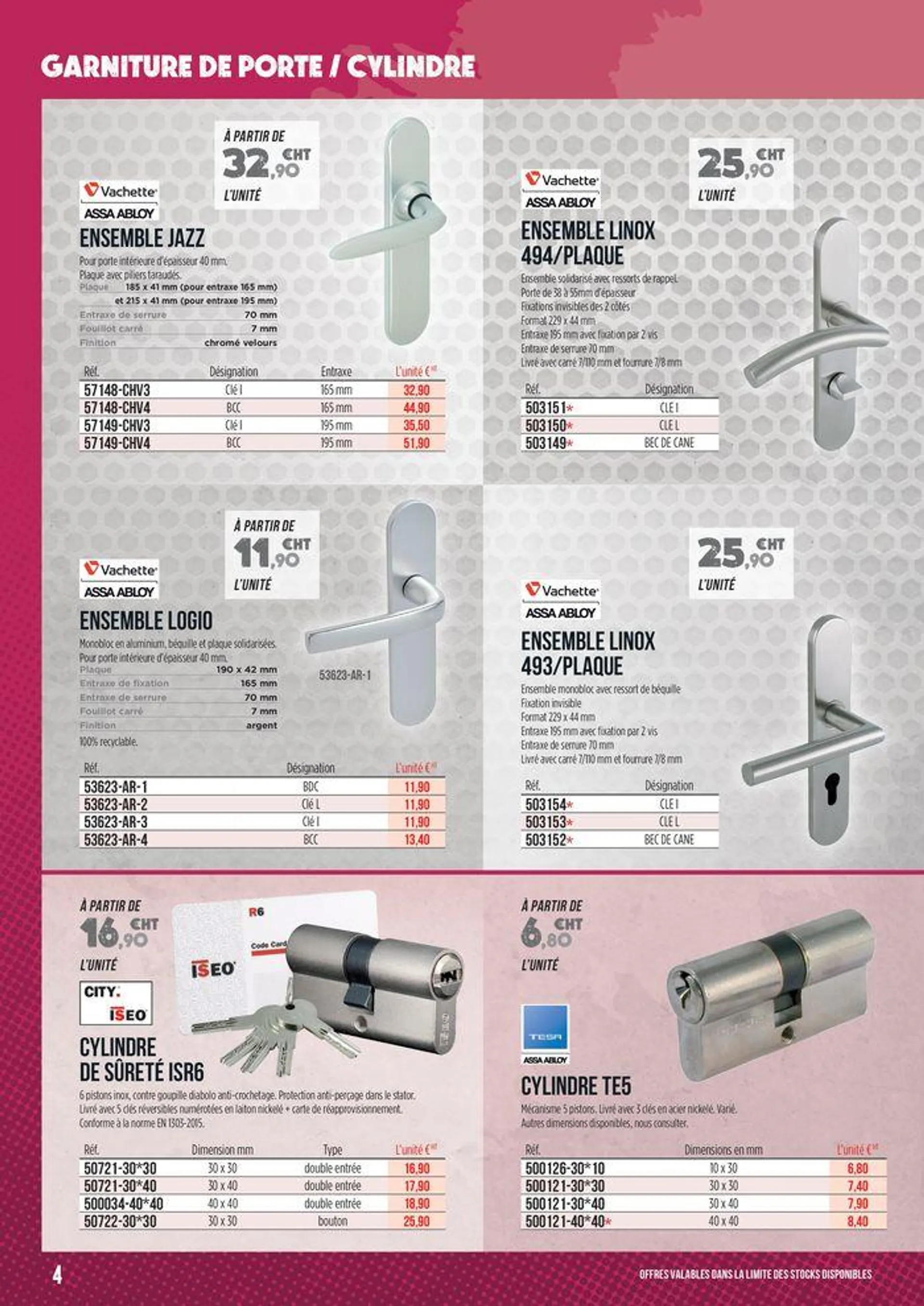 Sélection quincaillerie Automne 2024 du 9 septembre au 19 octobre 2024 - Catalogue page 4