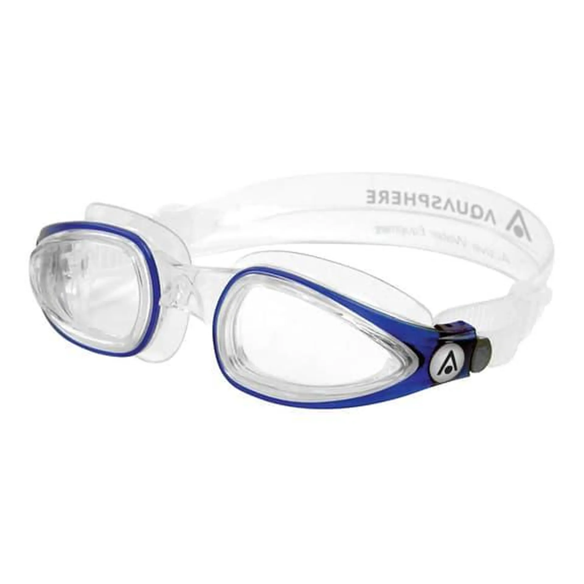 Lunettes de natation Aqua Sphere Eagle Optical bleu avec verres transparents