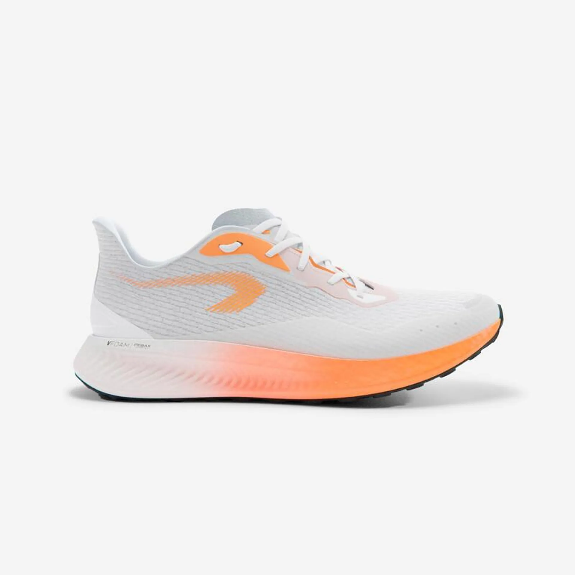 CHAUSSURE DE RUNNING HOMME KIPRUN KD500 3 BLANC ET ORANGE