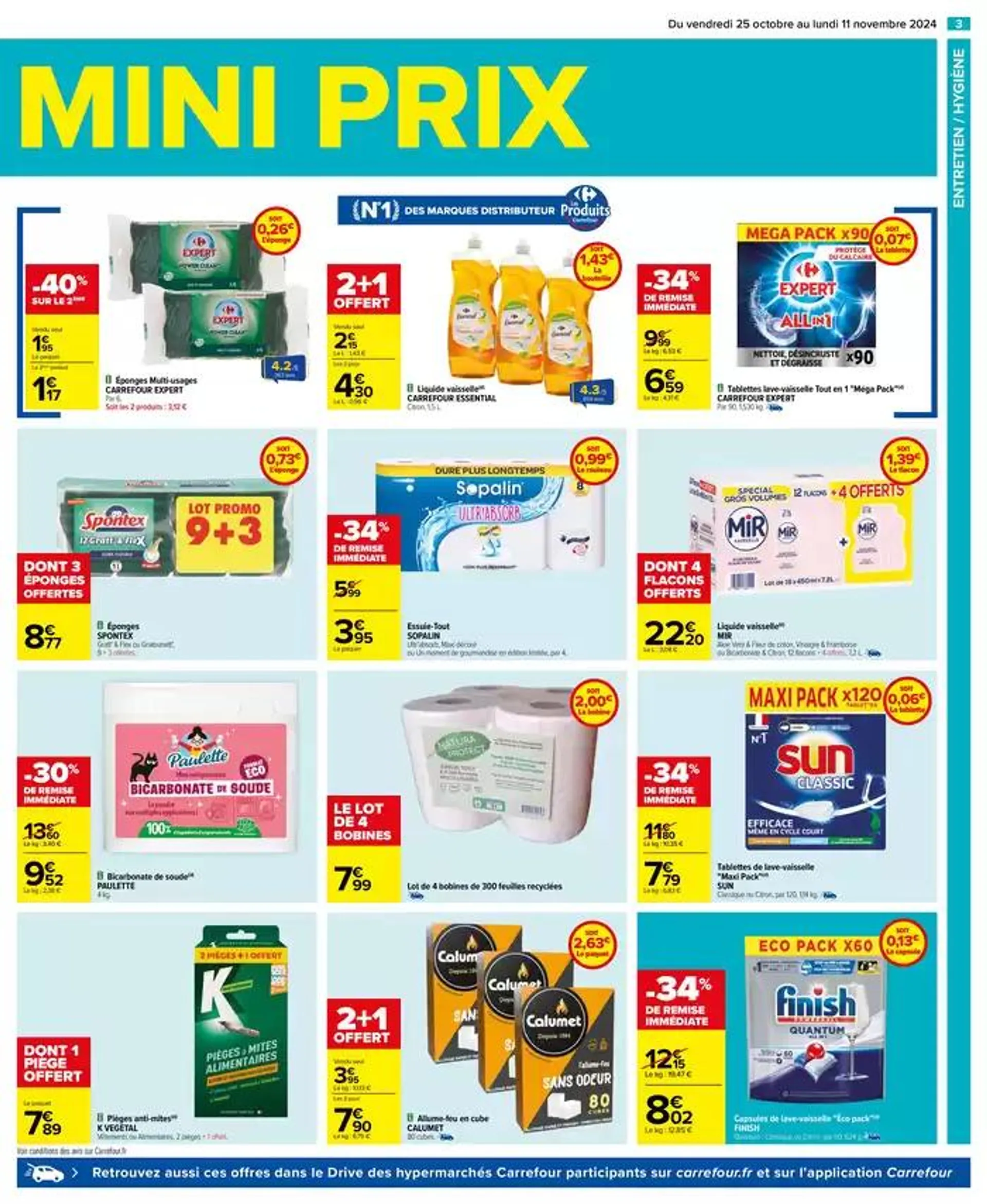 MAXI FORMAT MINI PRIX du 25 octobre au 11 novembre 2024 - Catalogue page 3