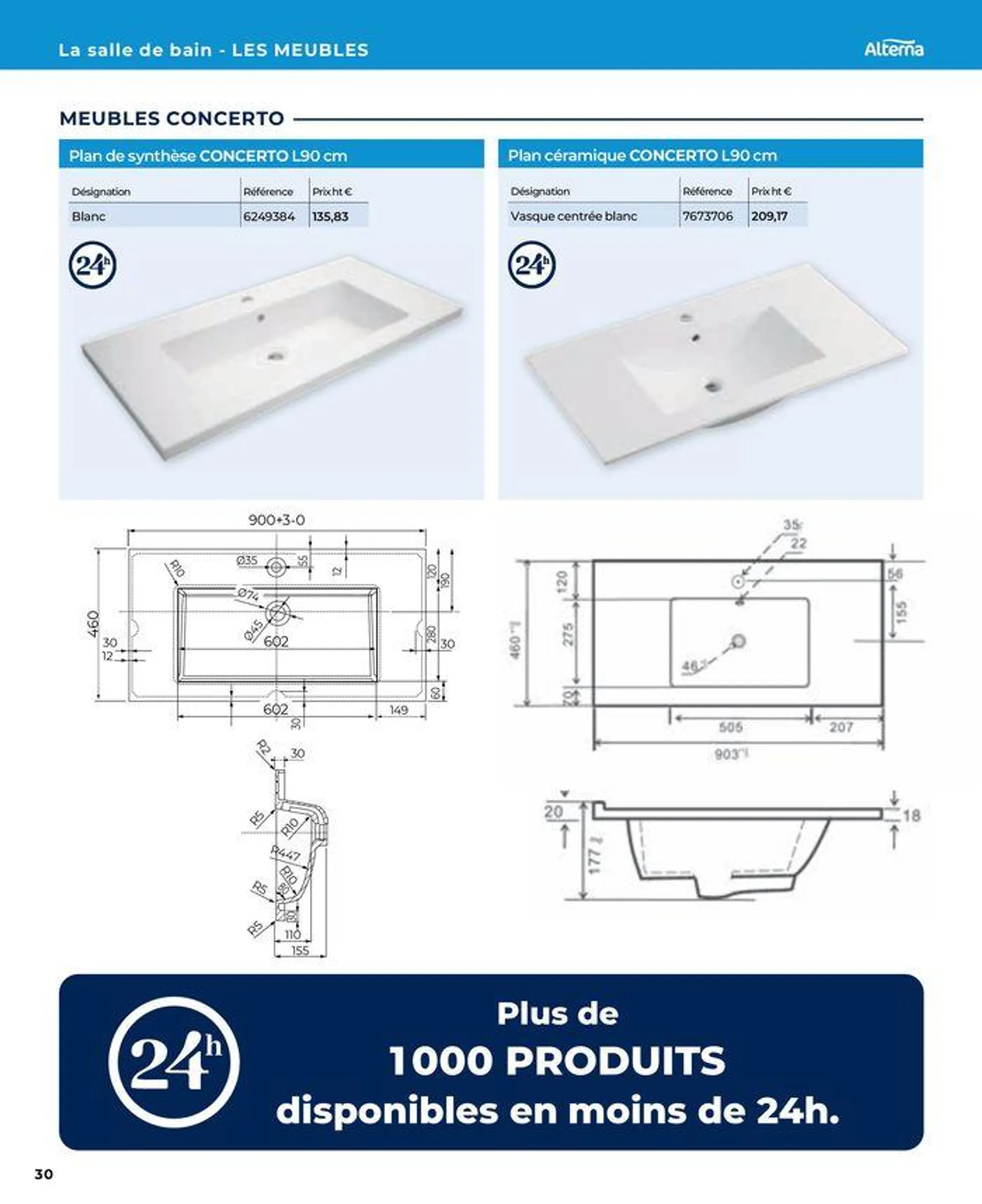 La salle de bain en toute sérénité du 17 janvier au 31 août 2024 - Catalogue page 30