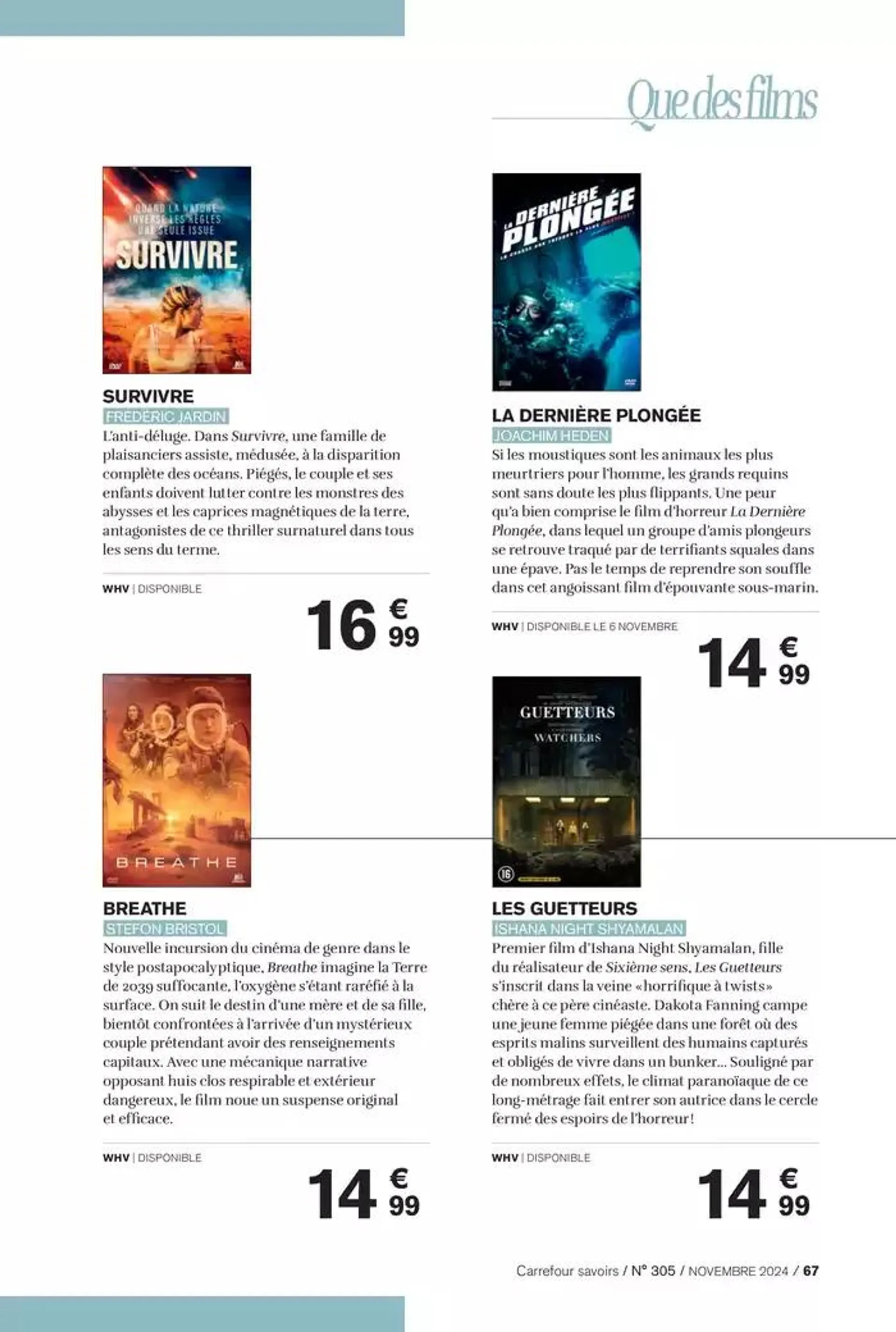 À CHACUN SA CULTURE du 1 novembre au 30 novembre 2024 - Catalogue page 67