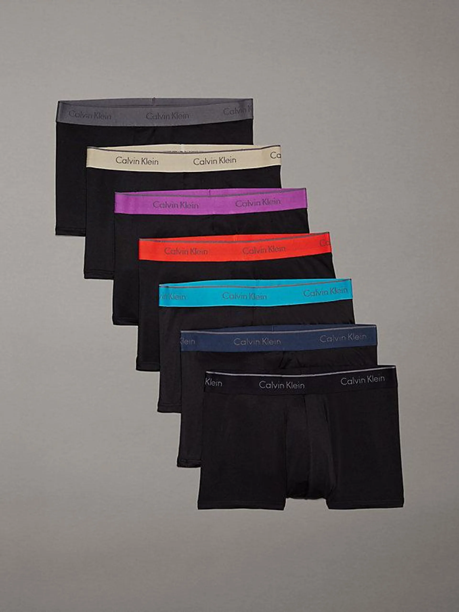 Lot de 7 boxers taille basse - Micro Stretch