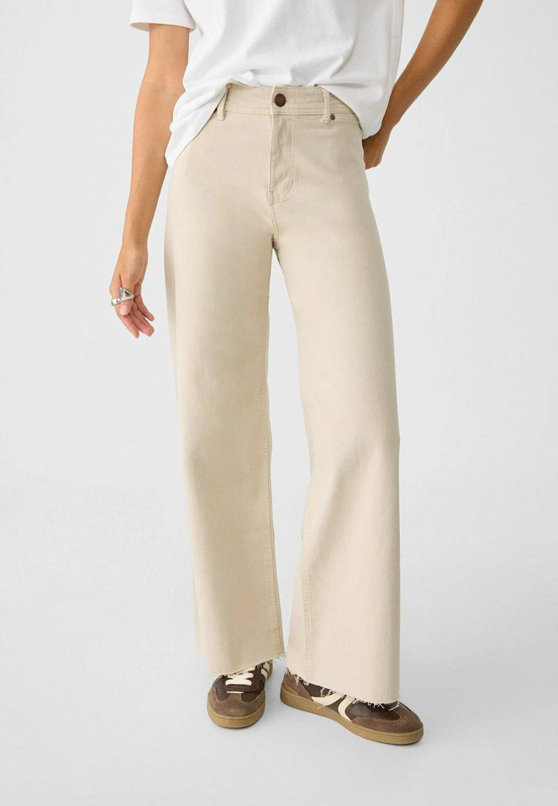 MINIMALIST - Jean flare - beige