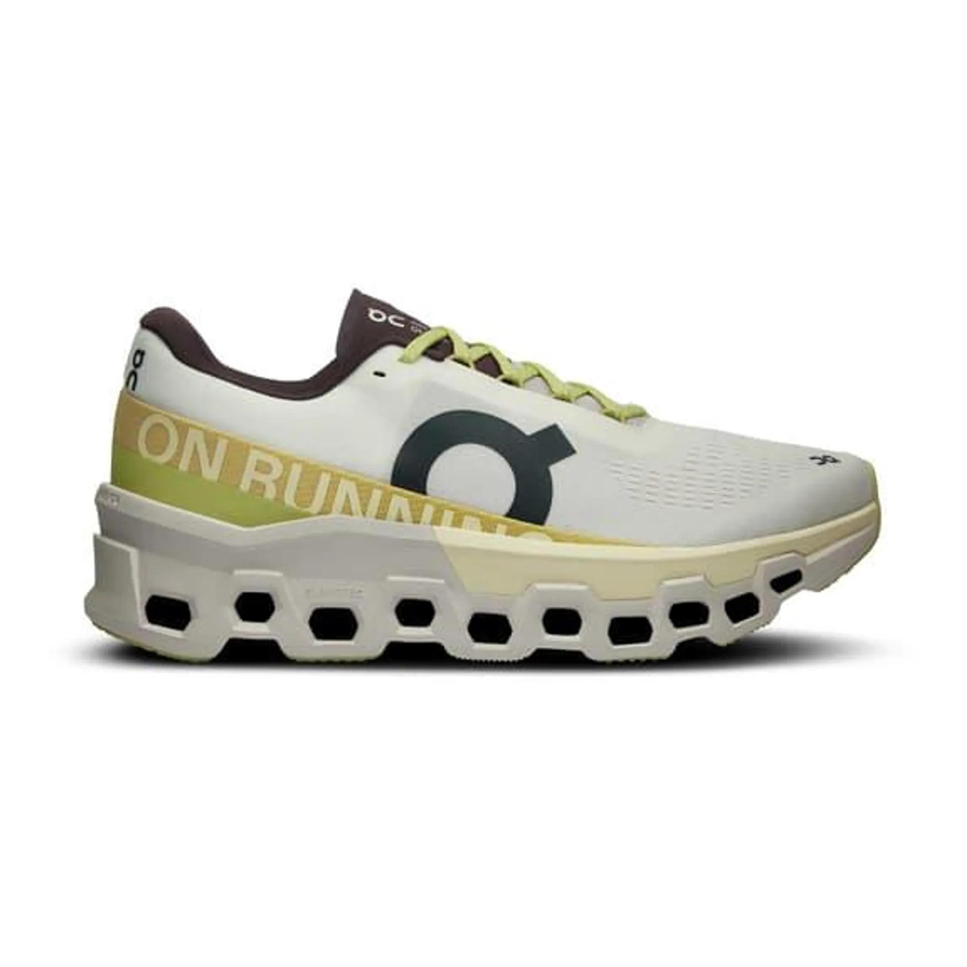 Chaussures On Cloudmonster 2 blanc jaune fluo