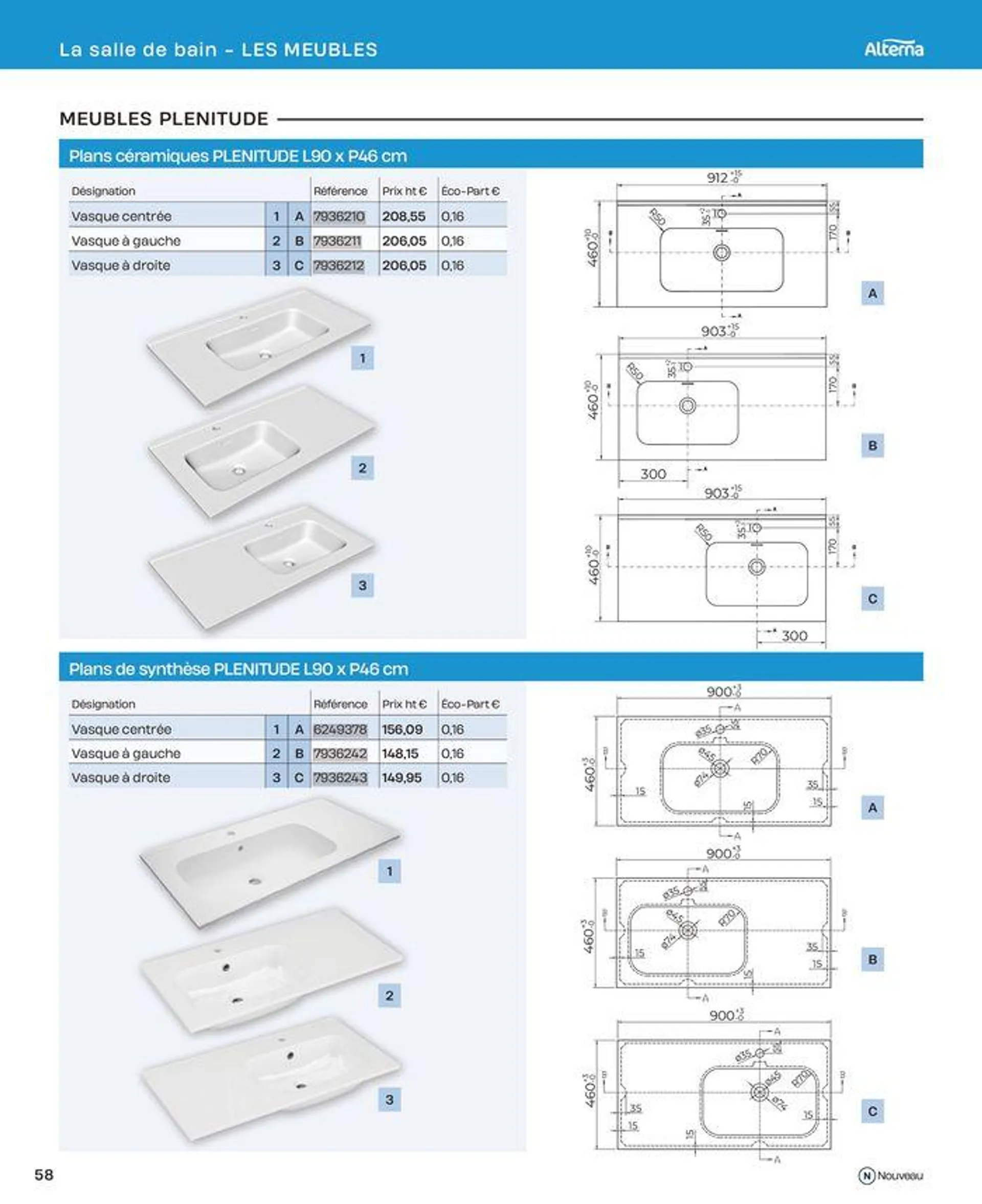 La salle de bain en toute sérénité du 2 juillet au 31 décembre 2024 - Catalogue page 58