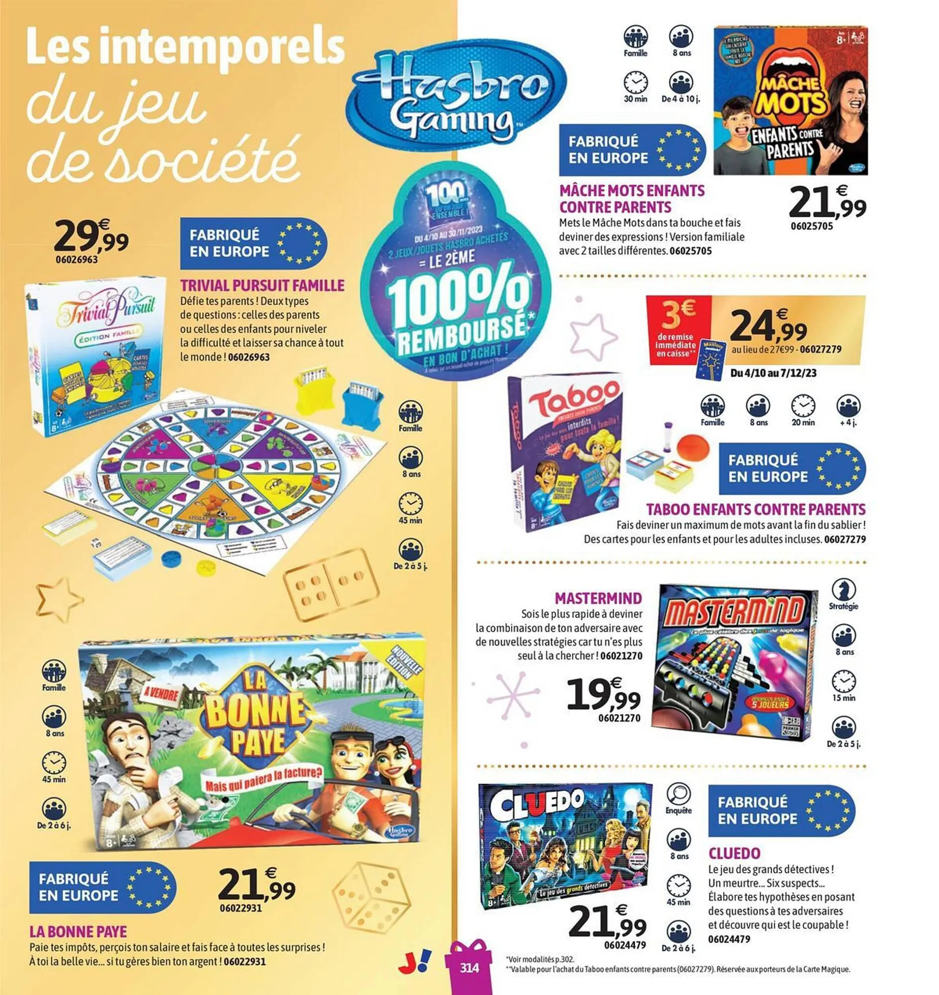 Catalogue JouéClub du 4 octobre au 31 décembre 2023 - Catalogue page 314