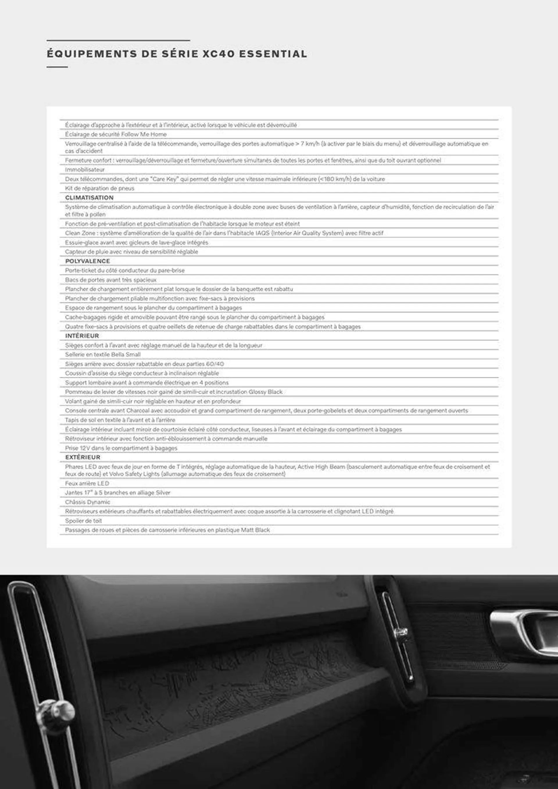 VOLVO XC40 B3/B4 du 18 juin au 31 décembre 2024 - Catalogue page 9