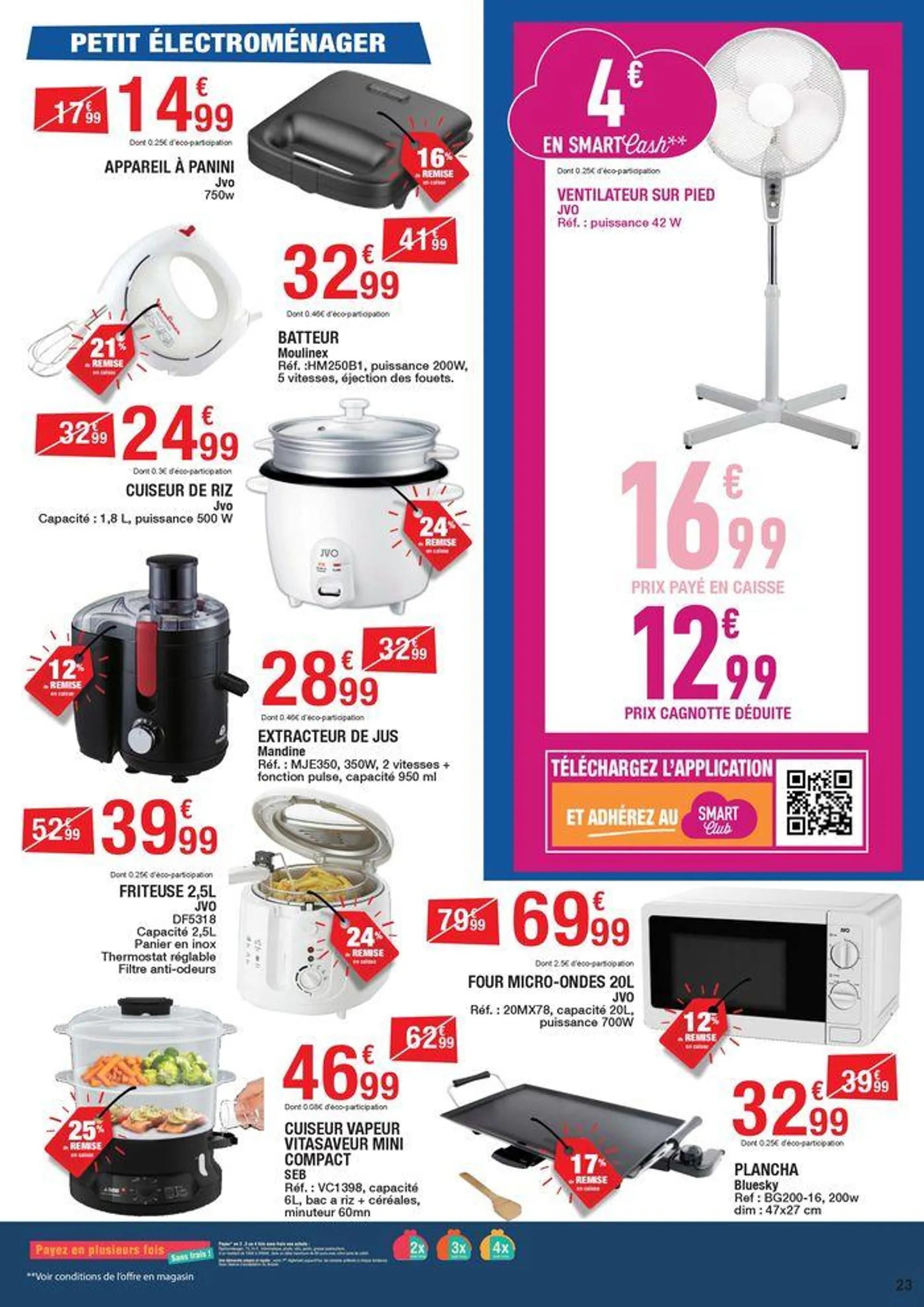 Carrefour SURGELES & FETE DE LA MER - Les JO de Paris du 23 juillet au 4 août 2024 - Catalogue page 23