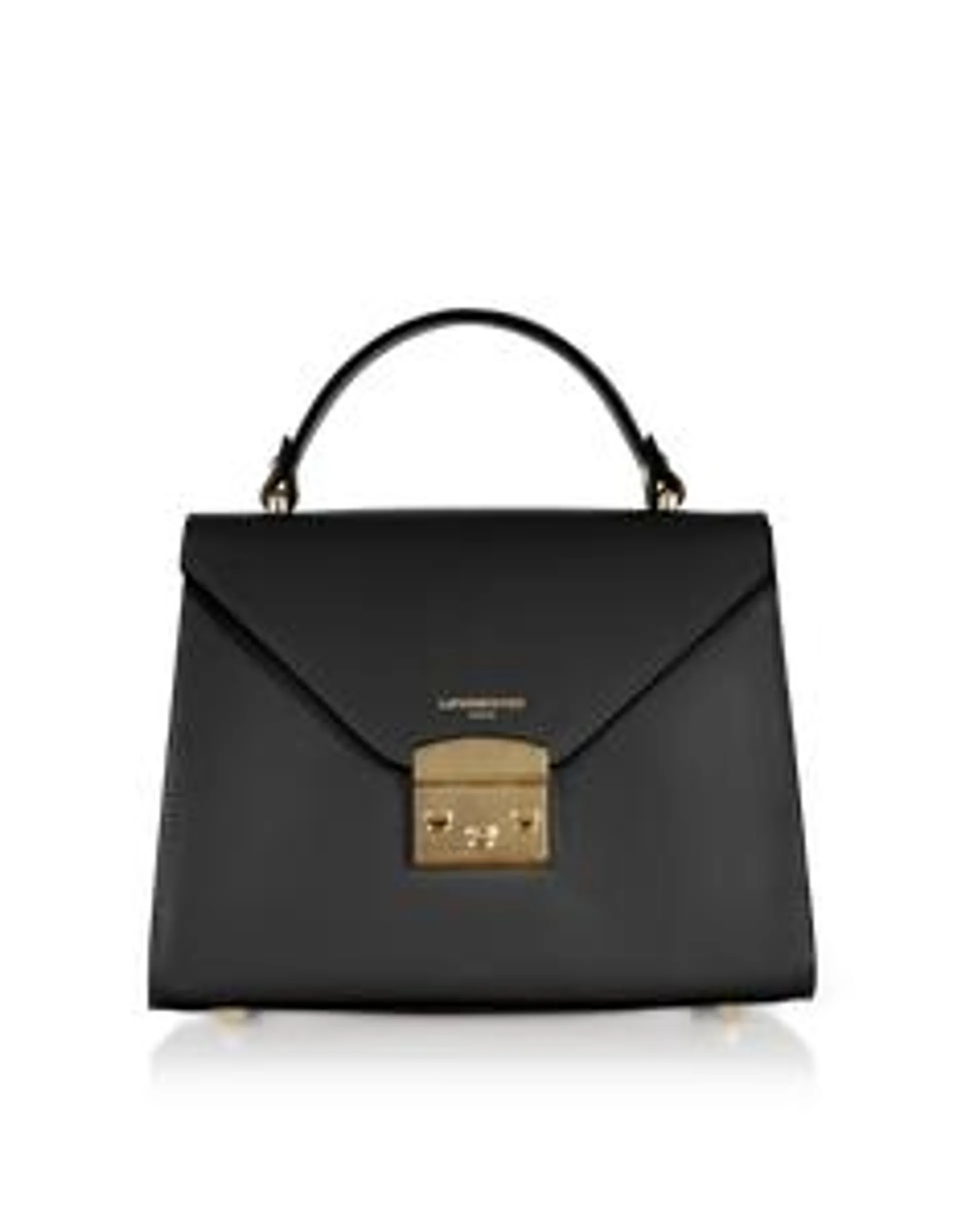 LE PARMENTIER - Peggy Leather Top Handle Satchel Bag