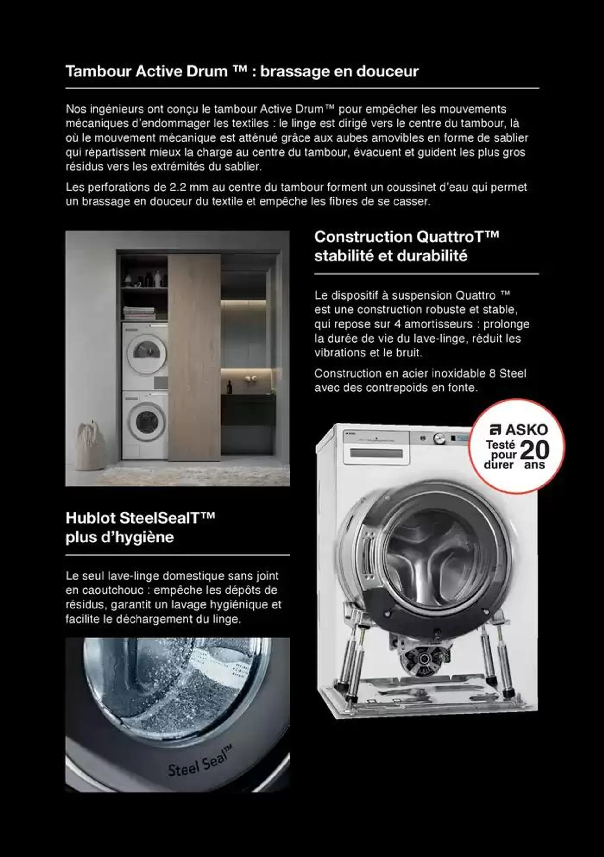 Jusqu'à 200€ remboursés pour l'achat d'un lave-linge oud'un lave-vaisselle ASKO du 3 février au 31 mars 2025 - Catalogue page 3