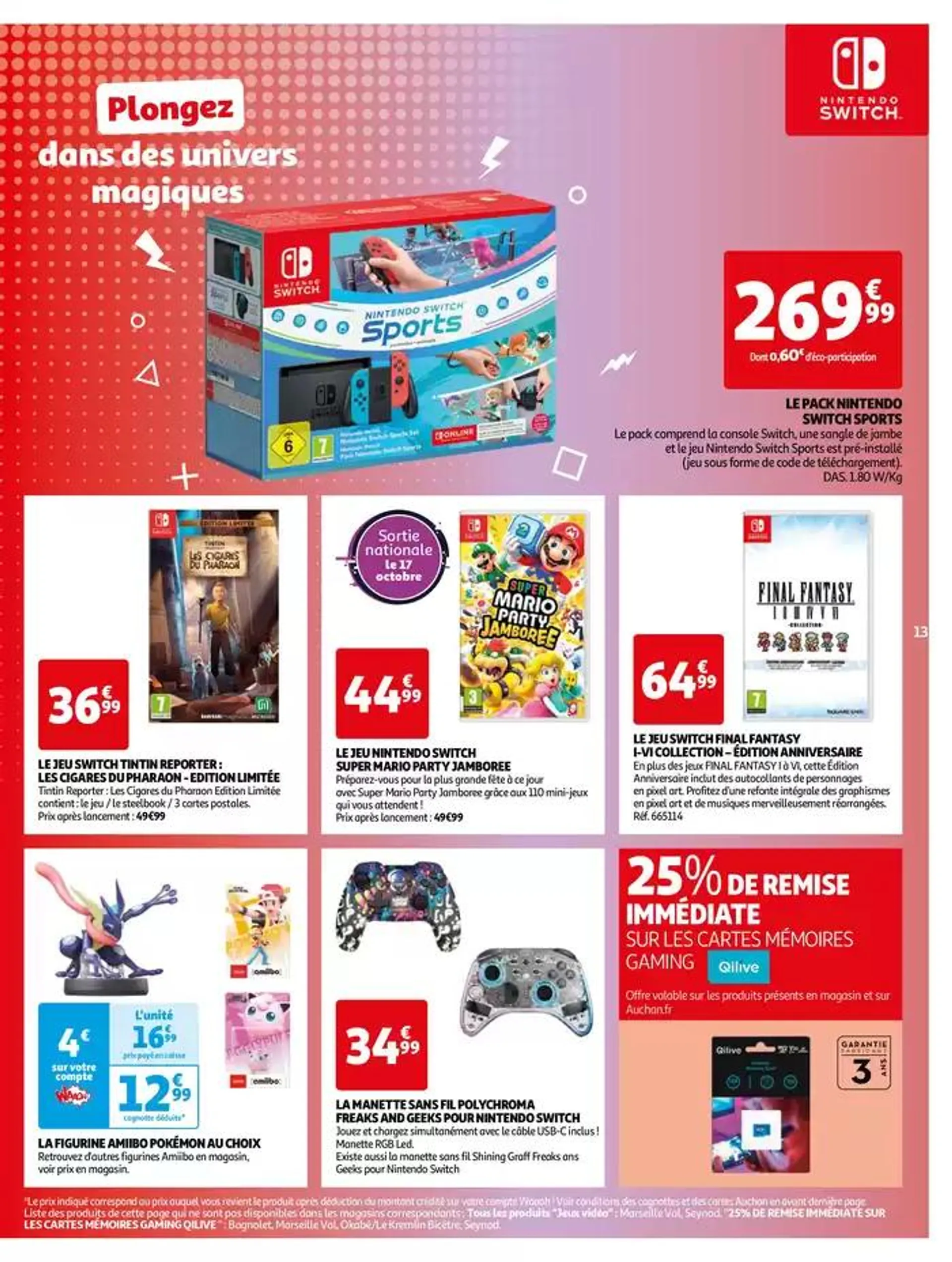 Games Week : passez au niveau supérieur du 15 octobre au 28 octobre 2024 - Catalogue page 13