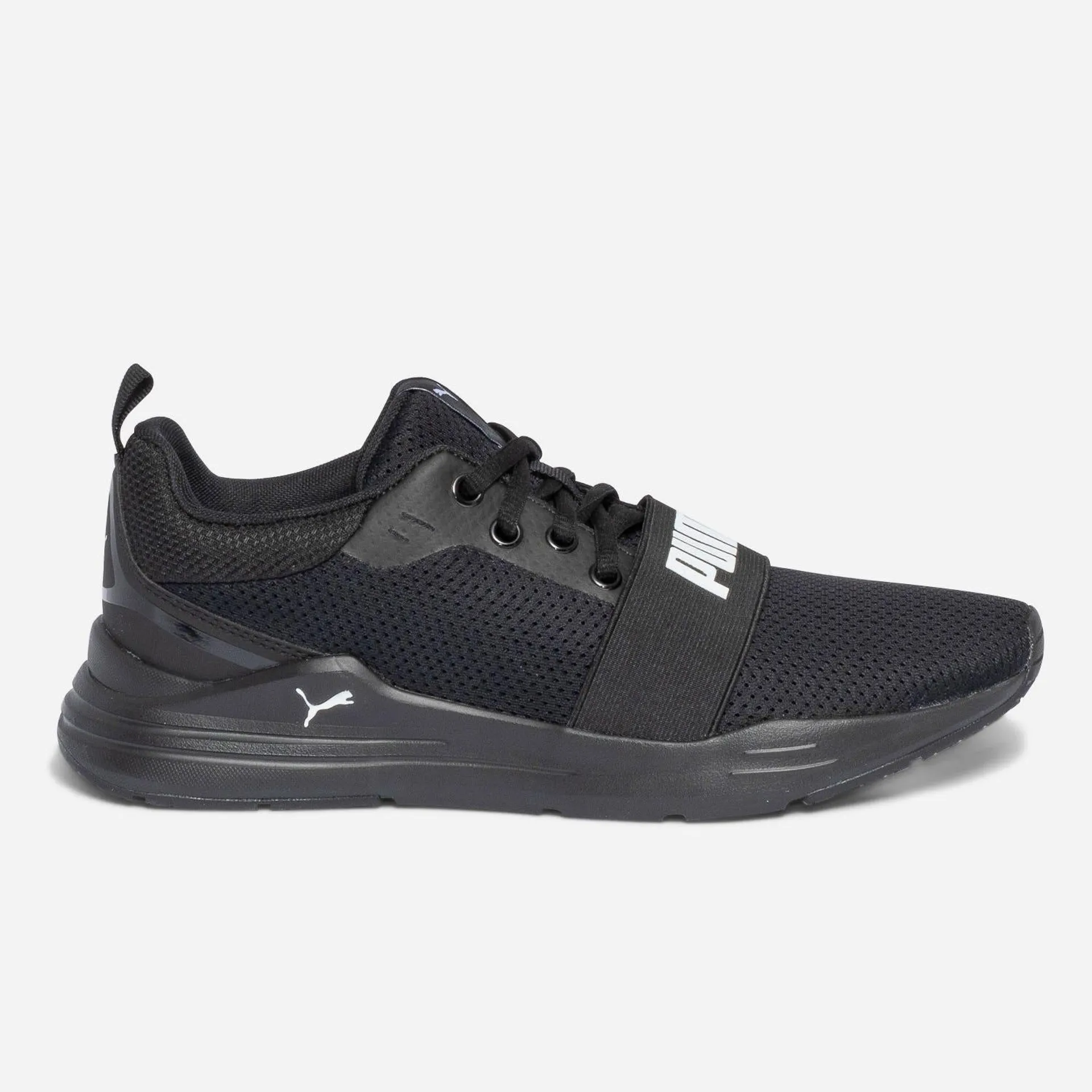 Tennis PUMA noire en mesh