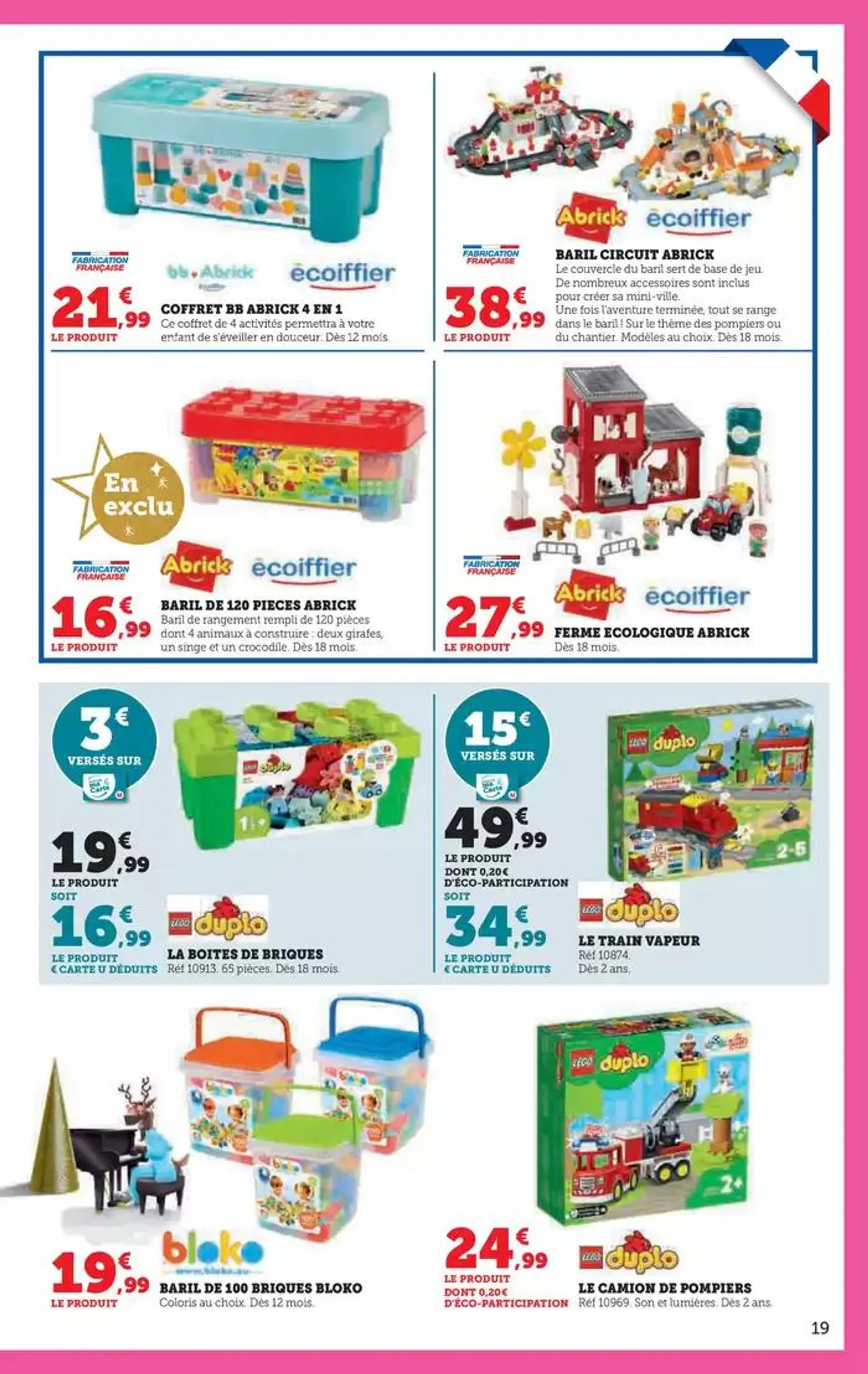 Jouets du 22 octobre au 8 décembre 2024 - Catalogue page 19