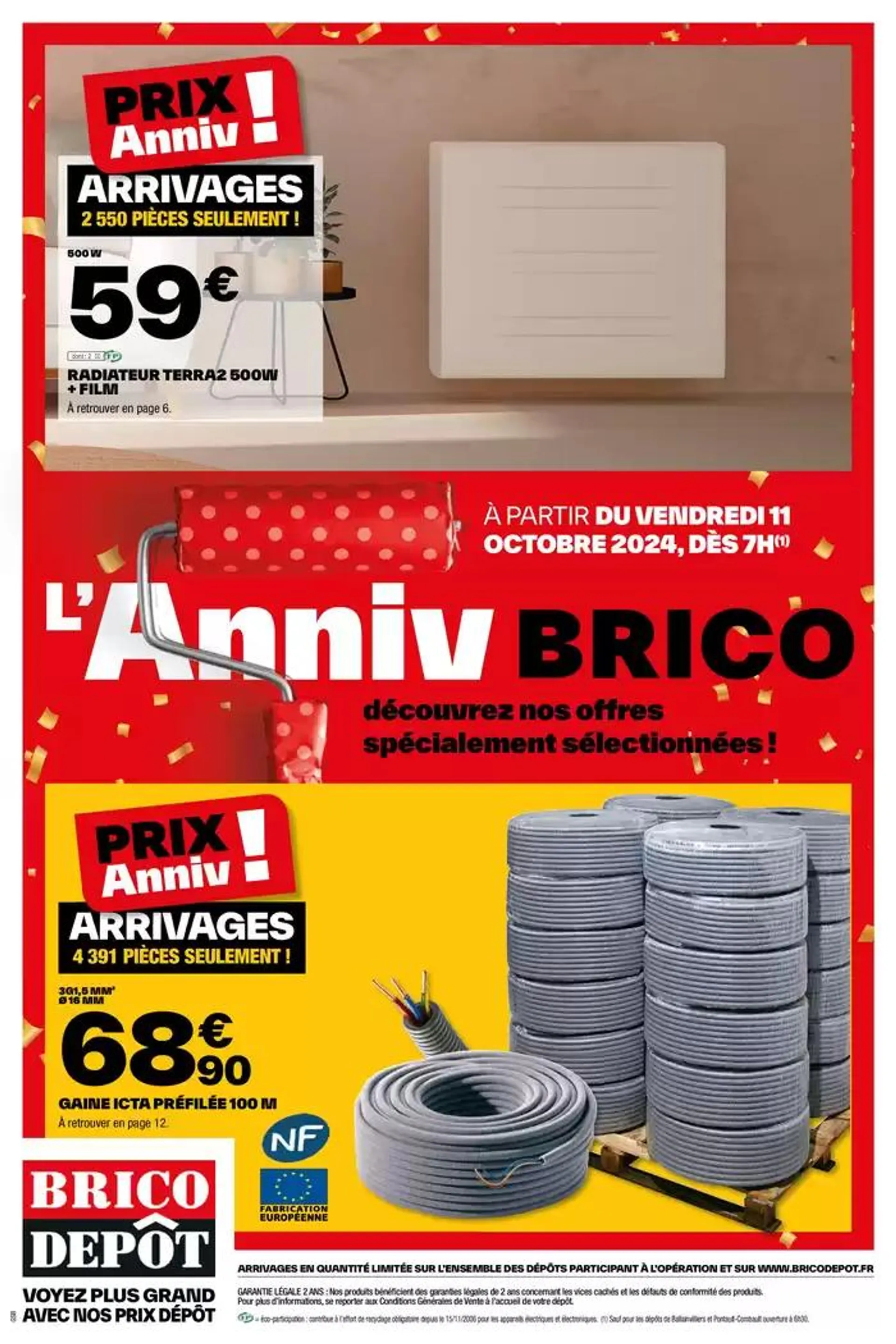 L'ANNIV BRICO du 11 octobre au 24 octobre 2024 - Catalogue page 1