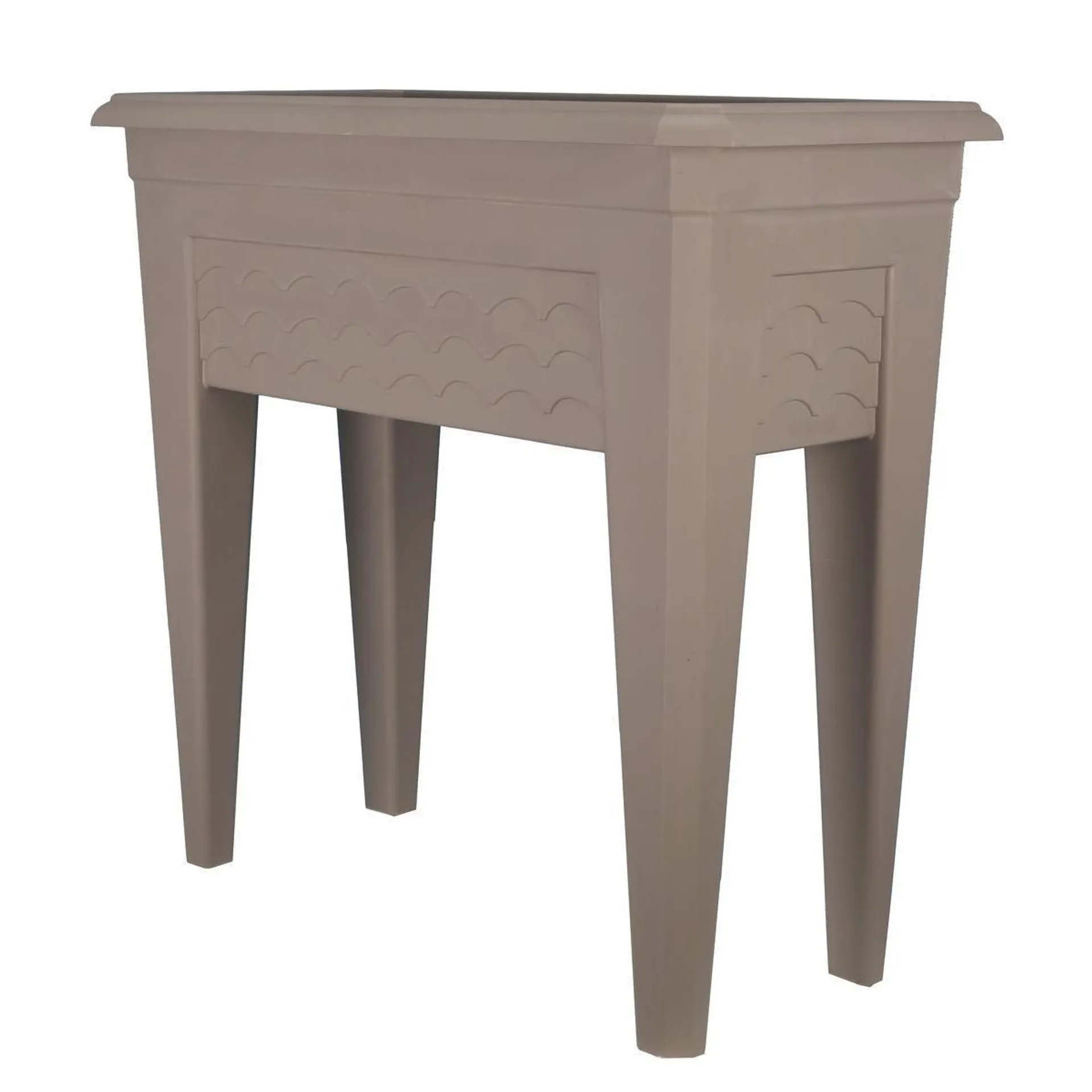 Jardinière sur pieds - 64 L - Marron taupe