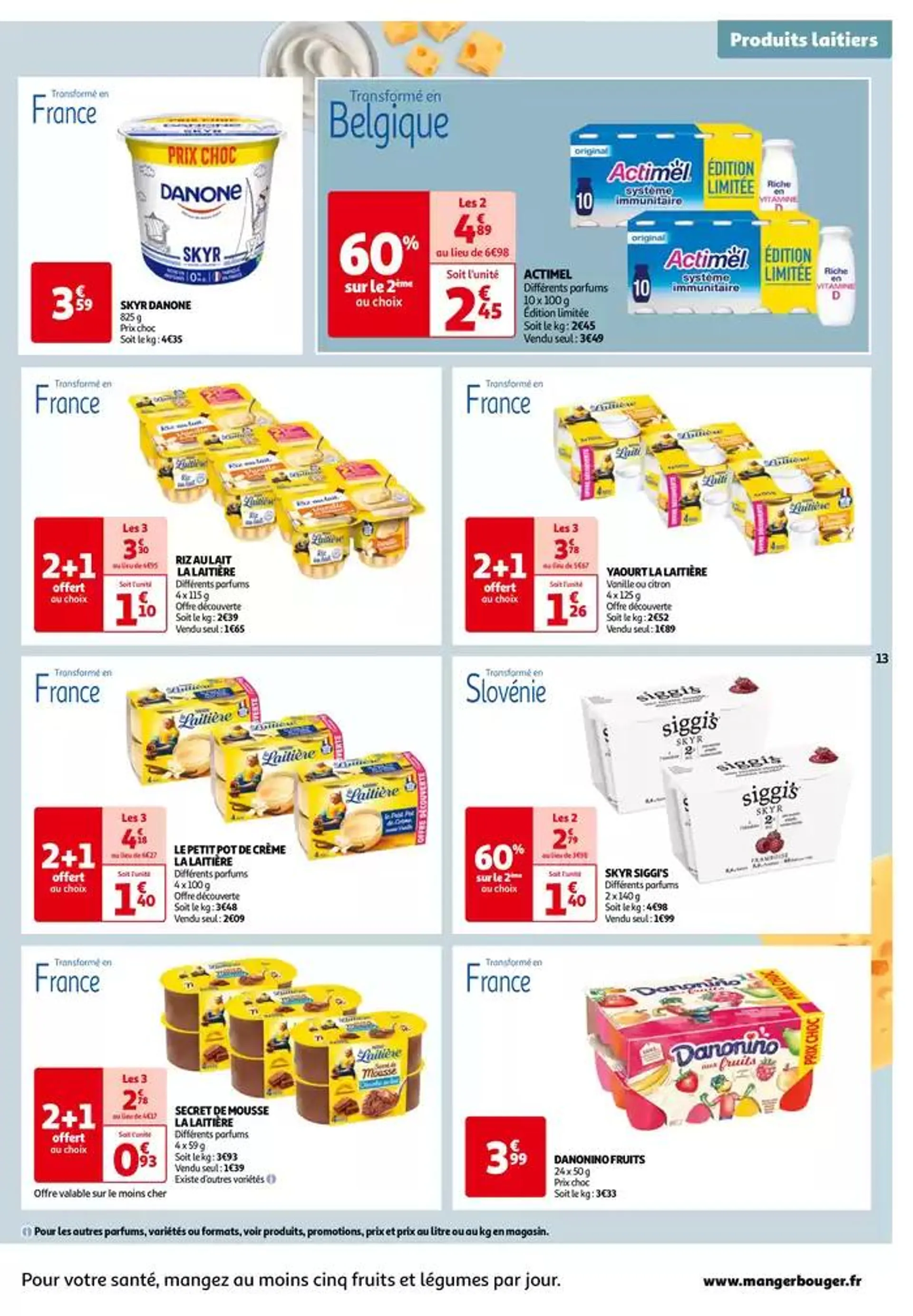 Top depart : 25 jours Auchan  du 29 octobre au 4 novembre 2024 - Catalogue page 13