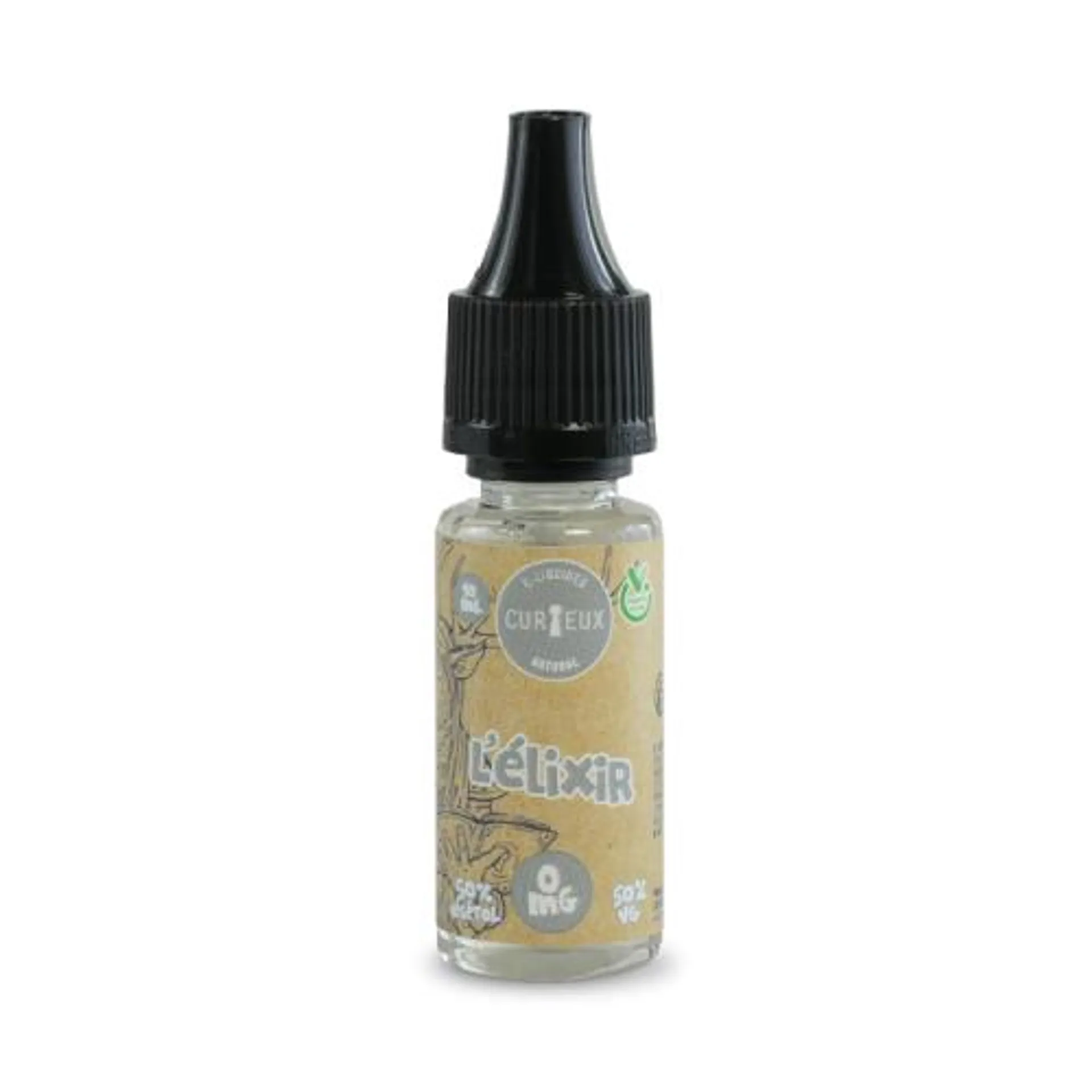 E-Liquide ELIXIR 10 ml - Curieux Edition Natural