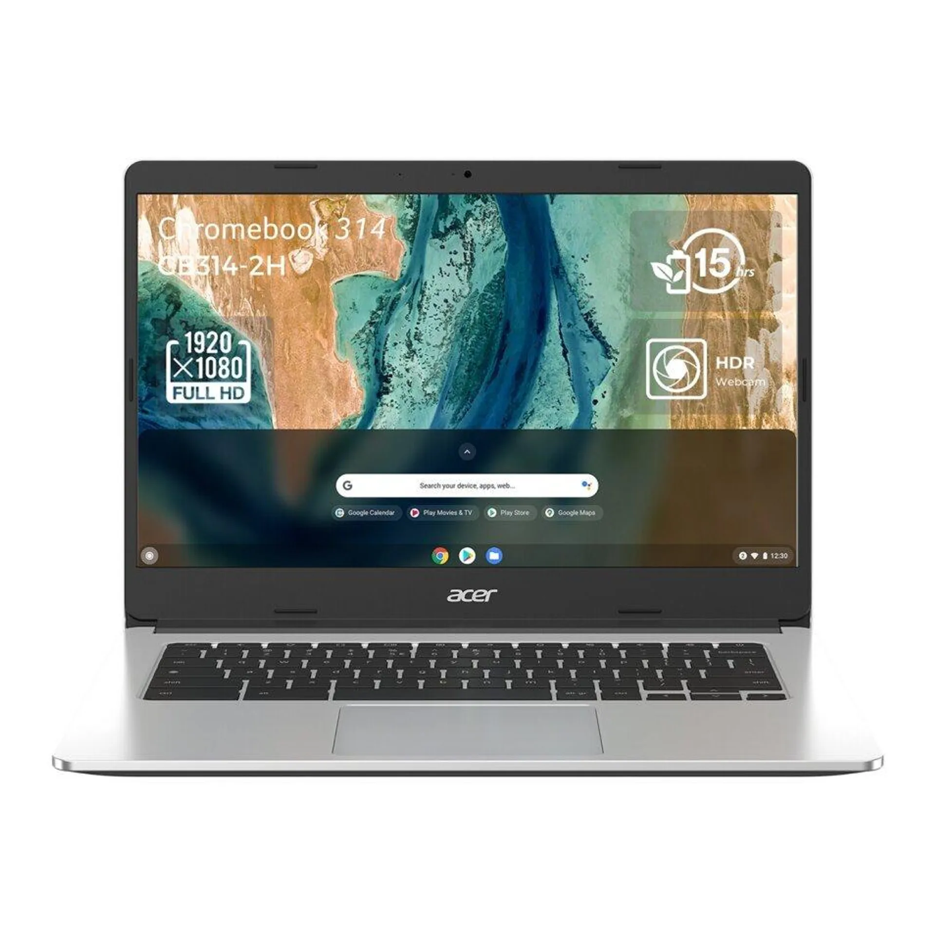 PC portable Acer Chromebook 314CB314-2H-K1XN 14" IPS FHD MTK 8183 RAM 8 Go LPDDR4X 128 Go eMMC - Chrome OS