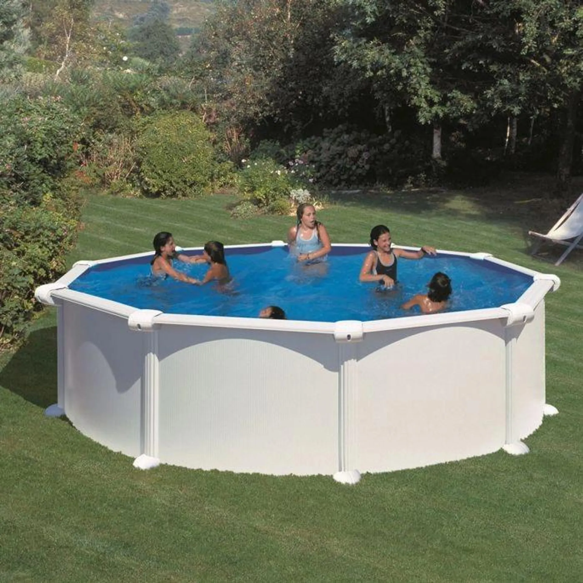 Piscine hors-sol acier 4,80 x 1,22 m Gre