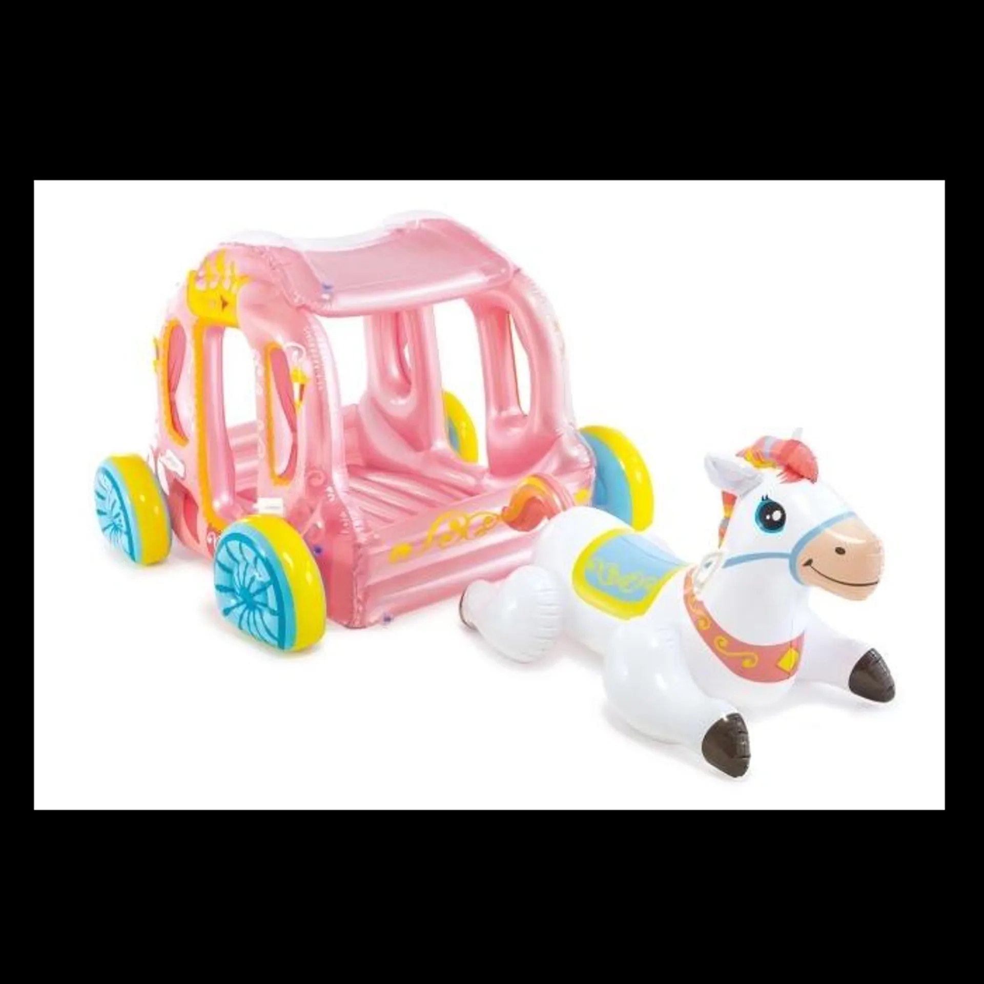 Carrosse de princesse gonflable Intex