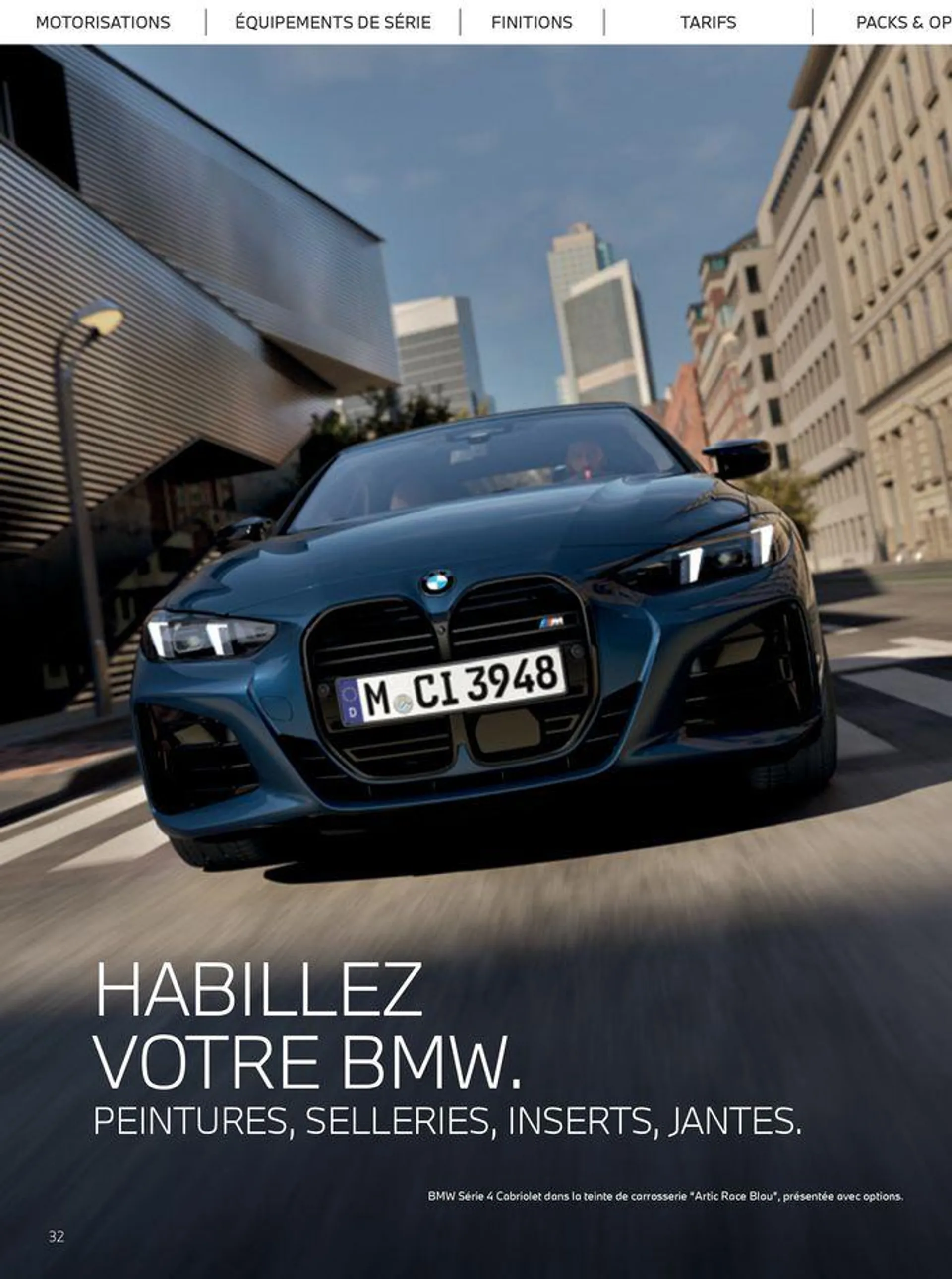 THE NEW 4 COUPÉ CABRIOLET du 26 juin au 31 janvier 2025 - Catalogue page 32