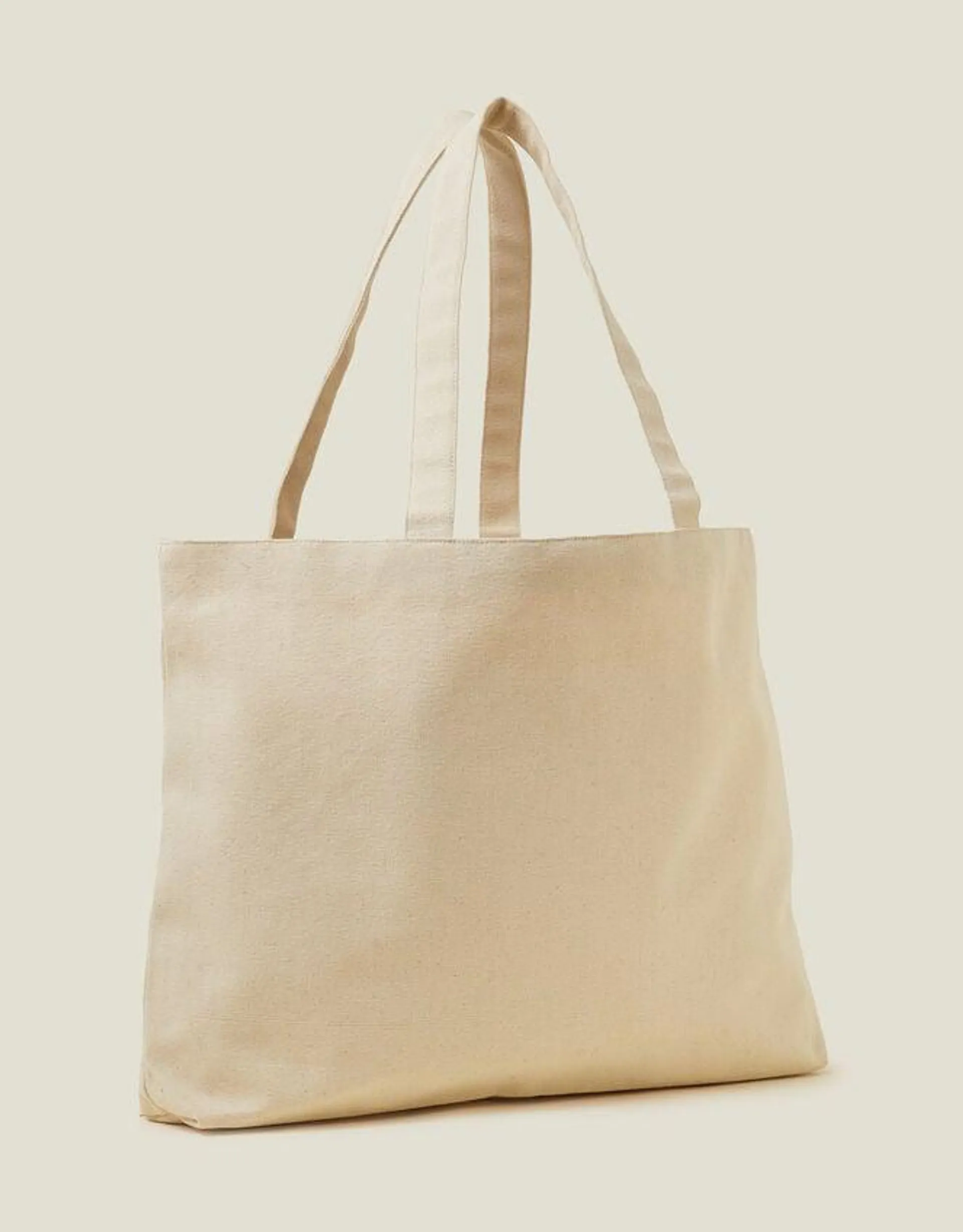Embroidered Shopper Bag