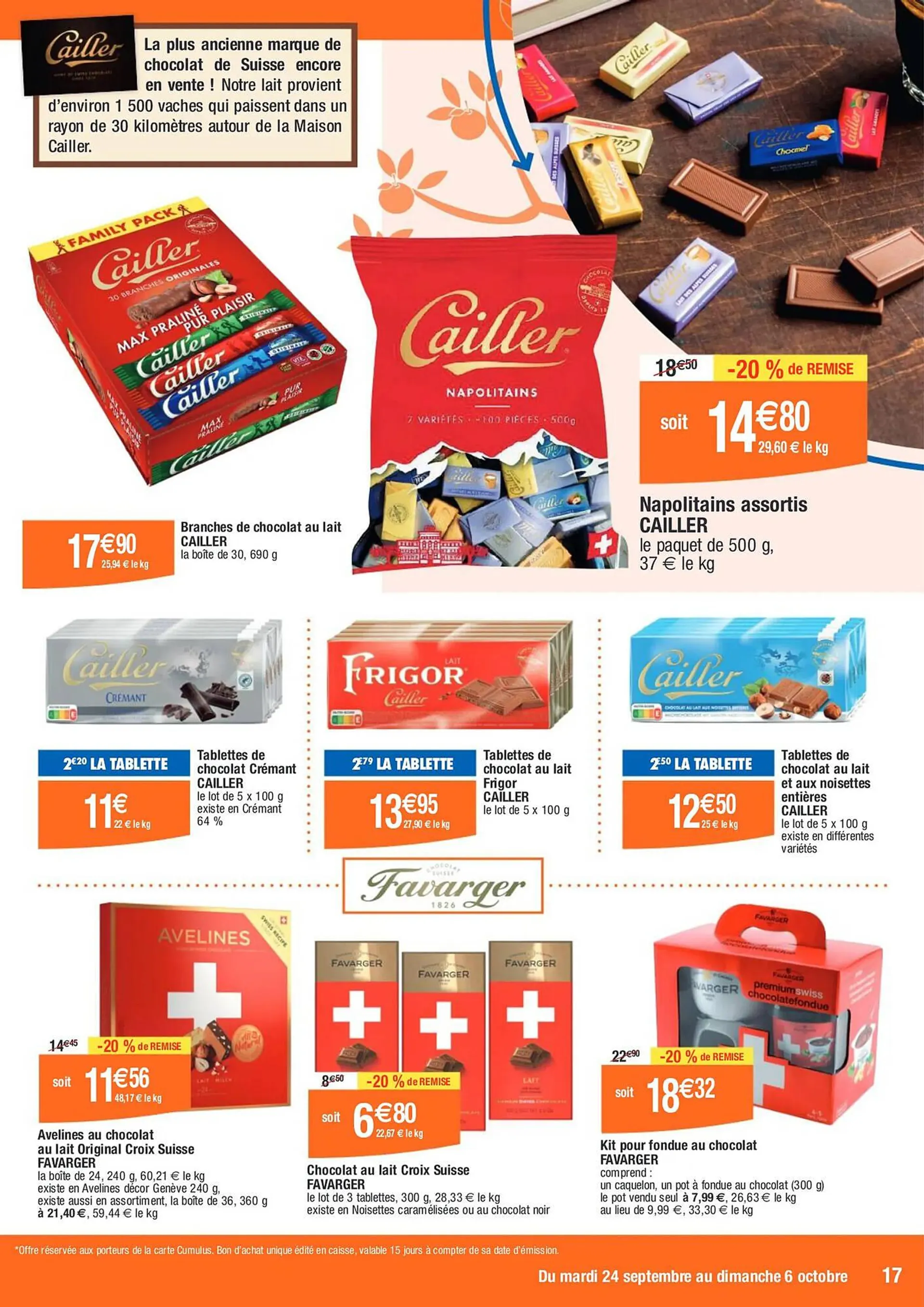 Catalogue Migros du 24 septembre au 6 octobre 2024 - Catalogue page 17