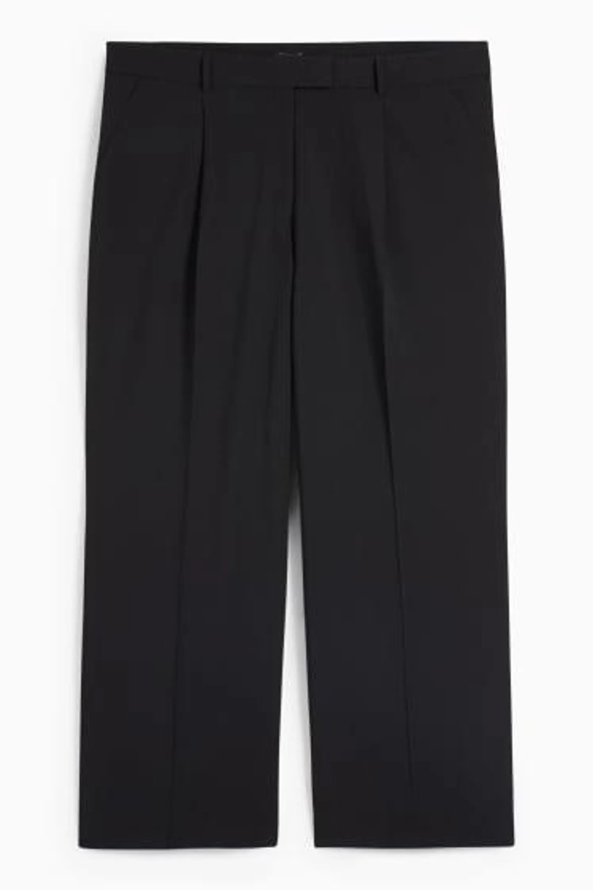 Cloth trousers - high waist - wide leg