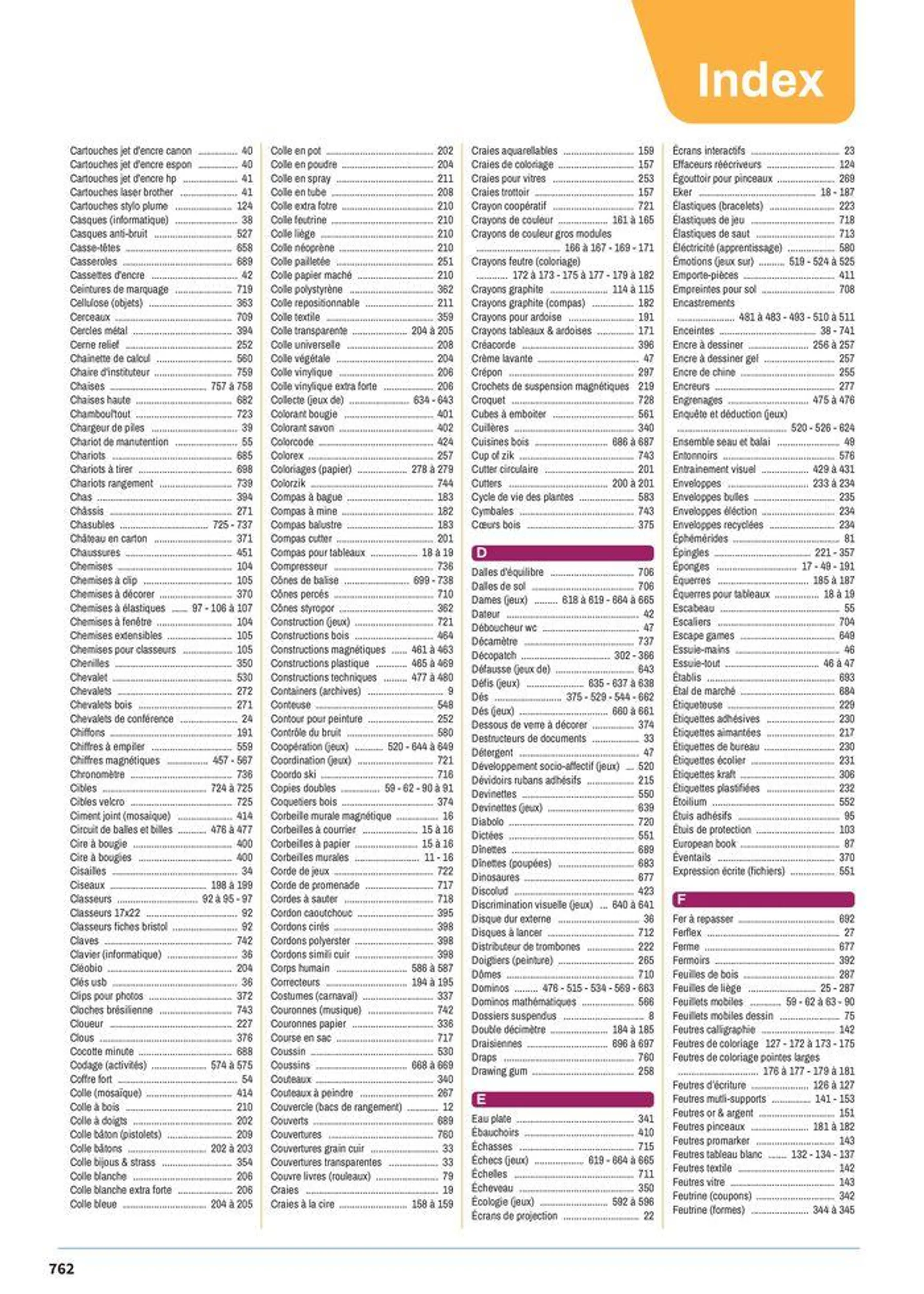 Catalogue des écoles 2024 du 5 juillet au 31 octobre 2024 - Catalogue page 764