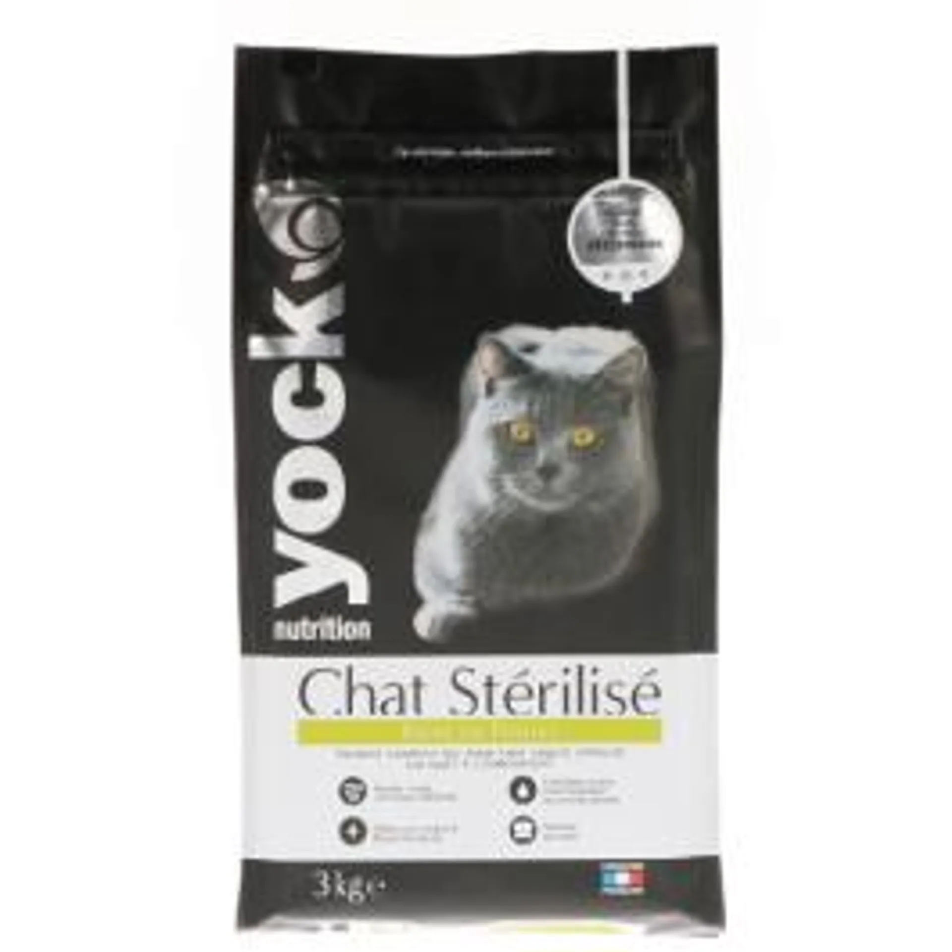 Croquettes pour chat stérilisé au poulet