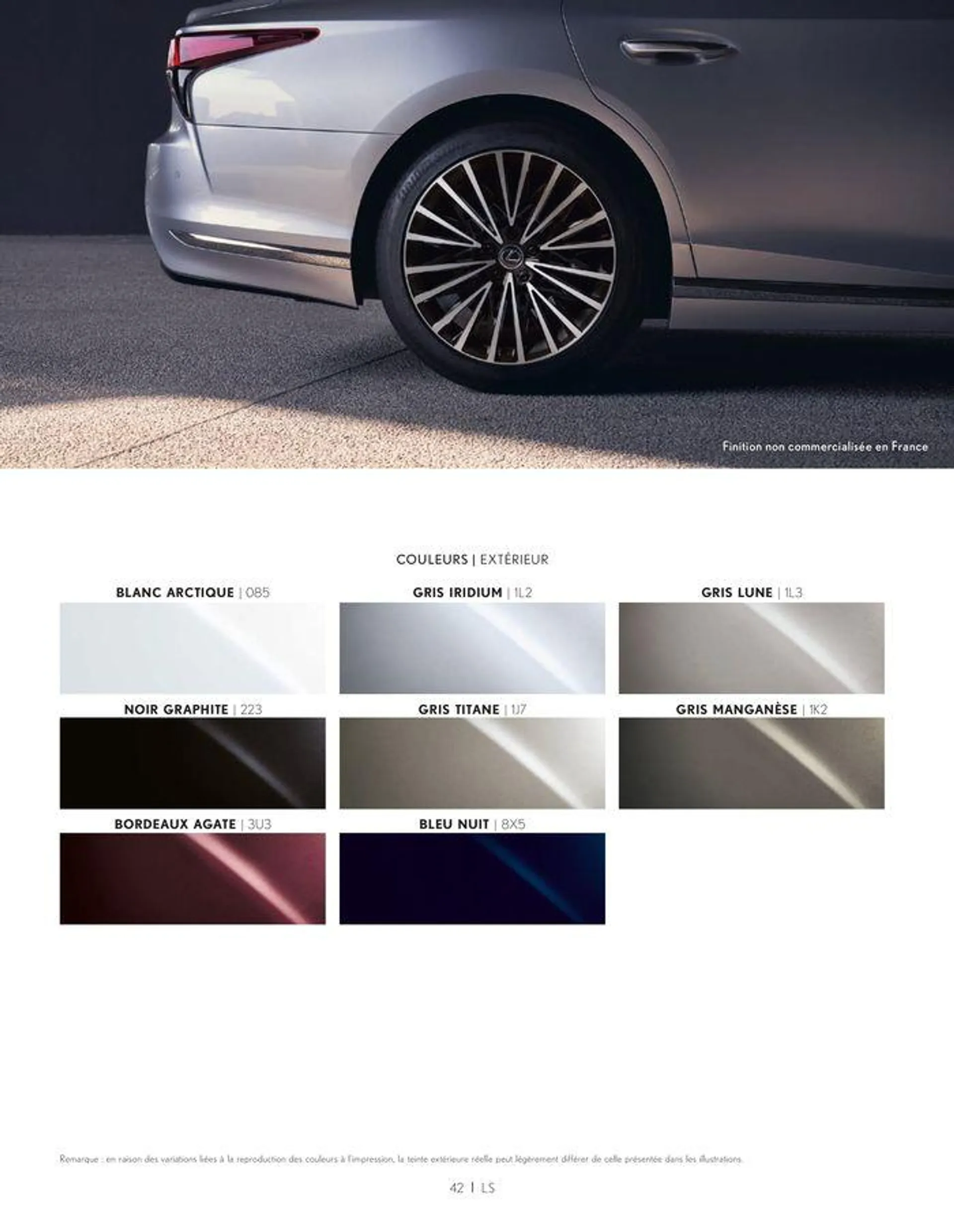 Lexus LS 500h Hybride auto-rechargeable du 24 juin au 28 février 2025 - Catalogue page 42