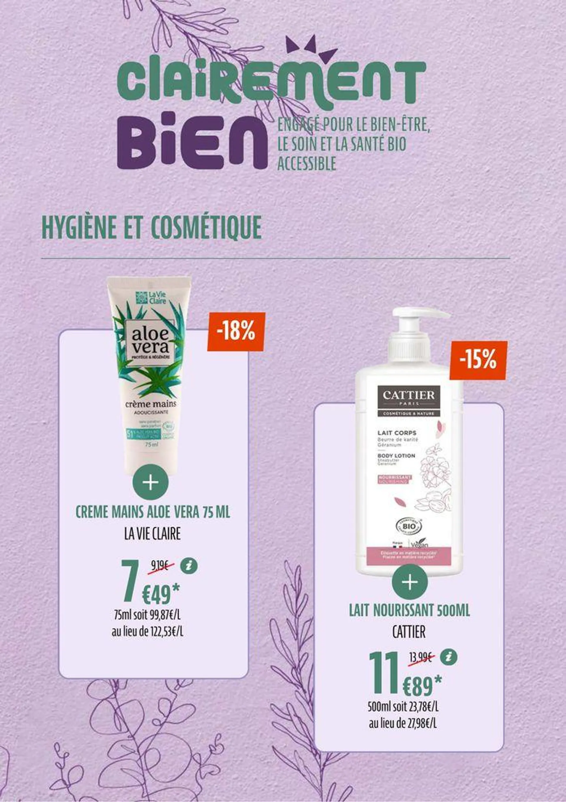 TOUTES NOS PROMOS BIO POUR UN ÉTÉ SAVOUREUX du 1 juillet au 31 juillet 2024 - Catalogue page 45