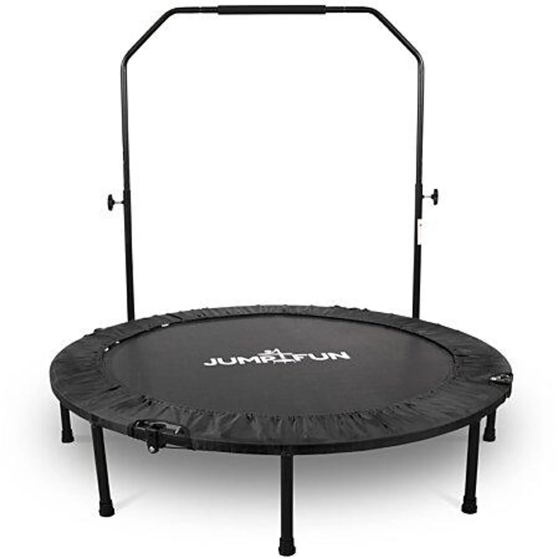 Mini Trampoline Fitness Double Barre Noir ø122 cm