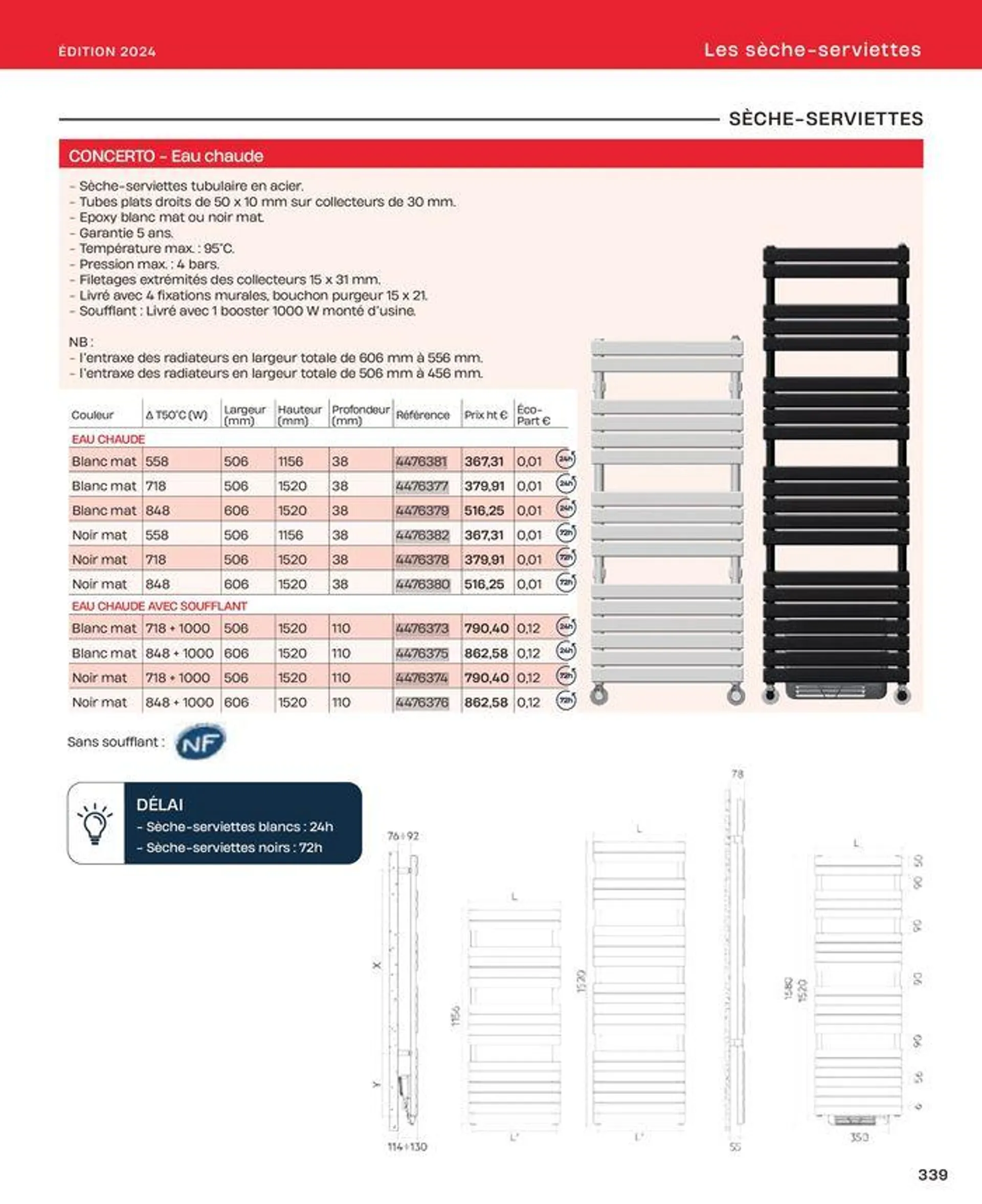 La salle de bain en toute sérénité du 2 juillet au 31 décembre 2024 - Catalogue page 339