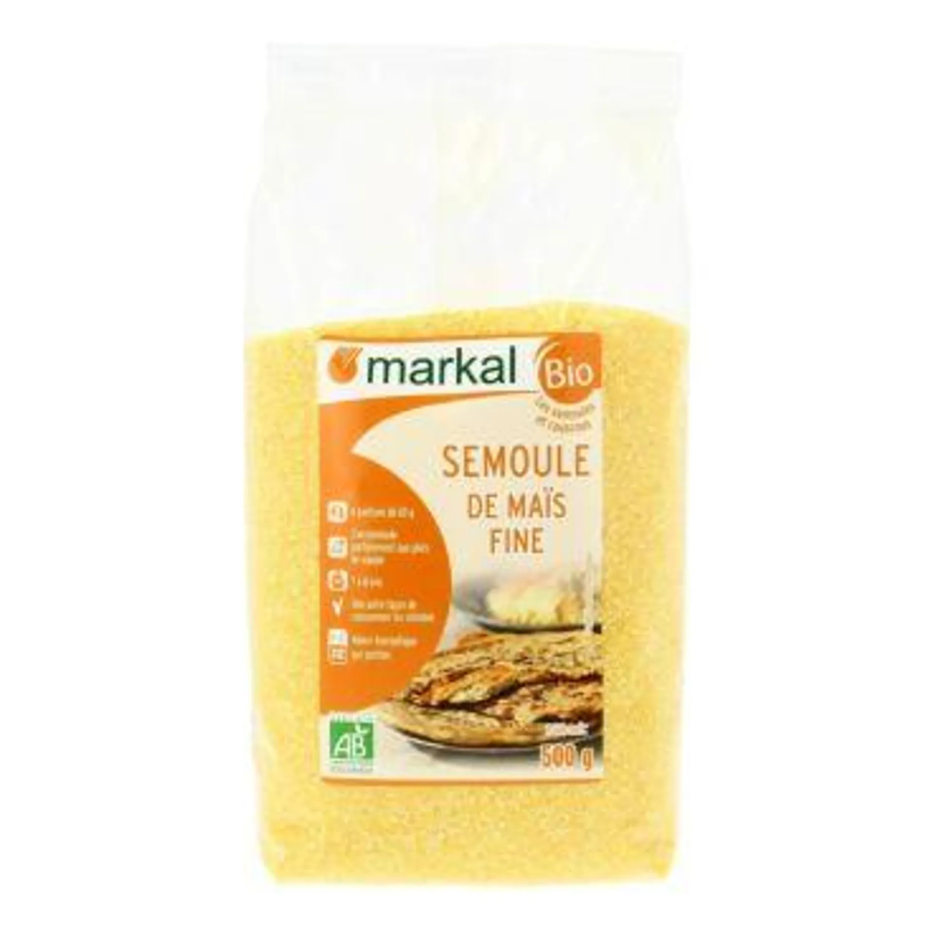 Semoule De Maïs Fine 500g Bio