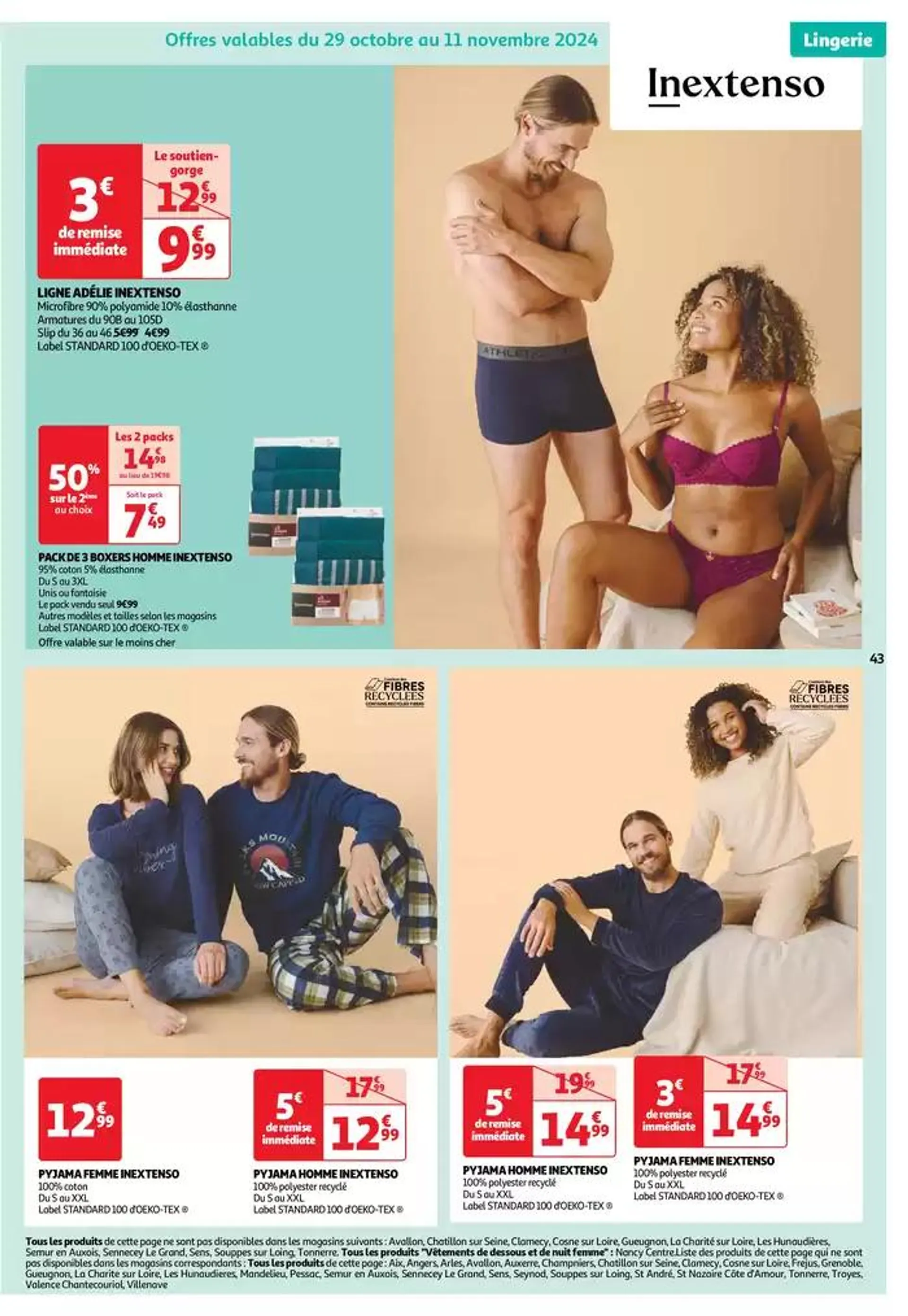 Top depart : 25 jours Auchan  du 29 octobre au 4 novembre 2024 - Catalogue page 43