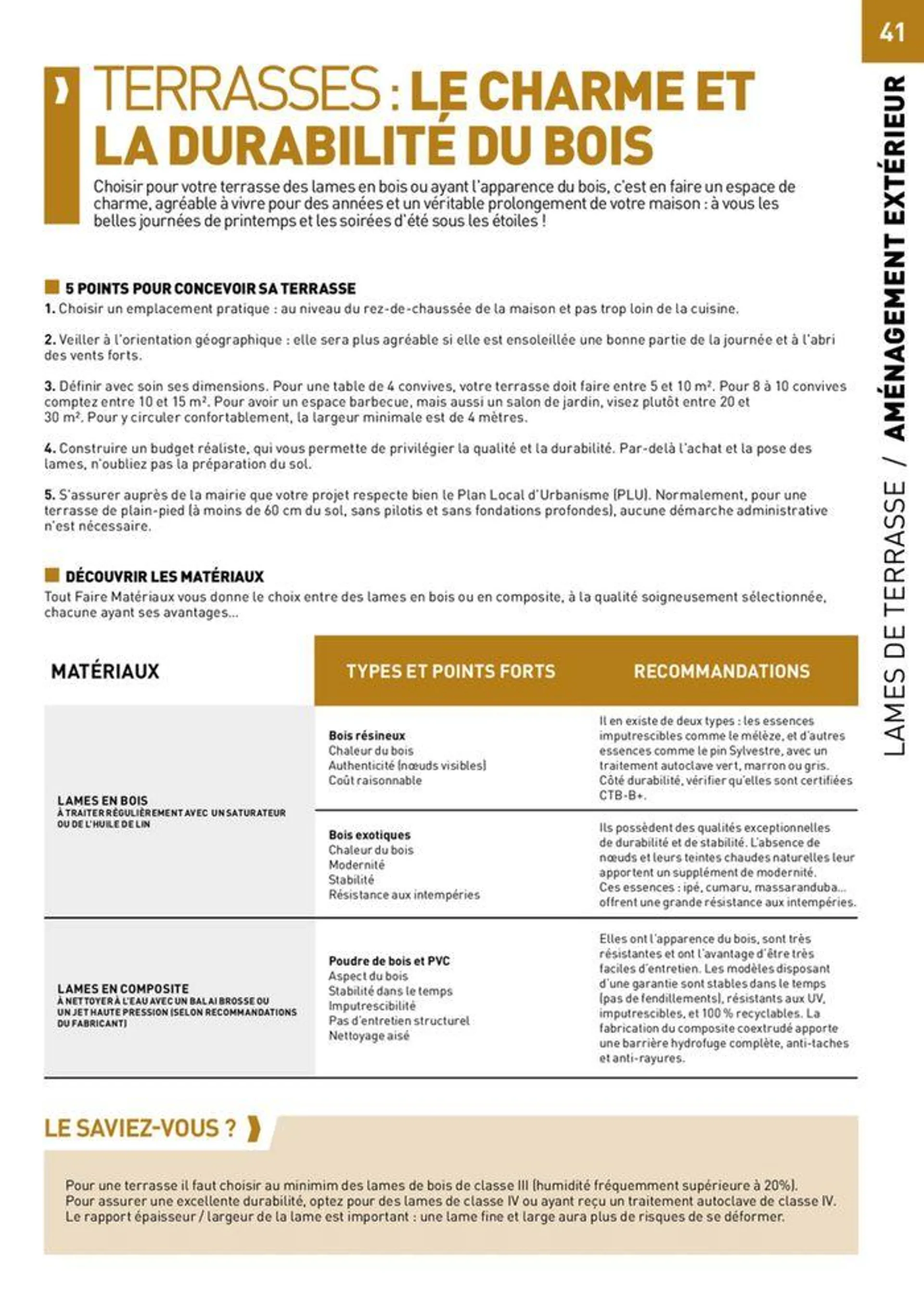 GUIDE SPÉCIAL 2024 BOIS • CONSTRUCTION & RÉNOVATION du 25 avril au 31 décembre 2024 - Catalogue page 115