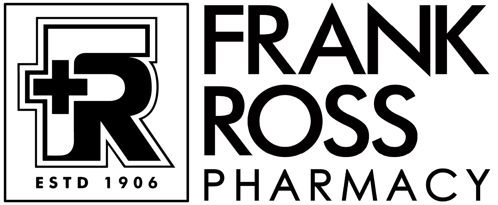 FRANK ROSS PHARMACY logo. Current catalogue