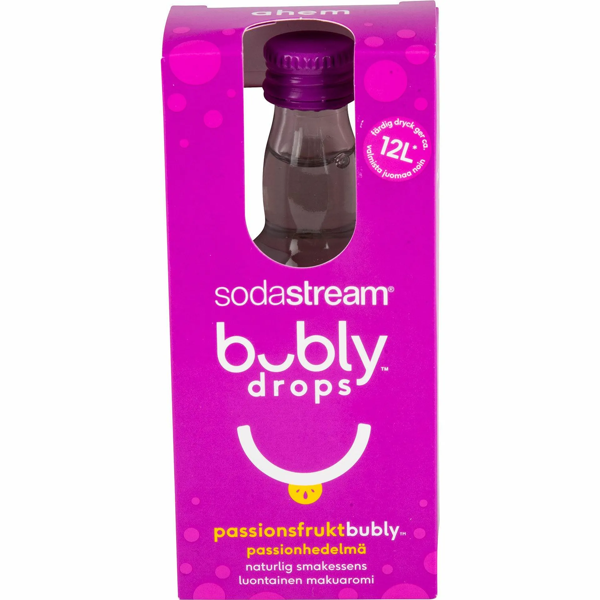 Smakessens Sodastream Bubly Drops Passionsfrukt