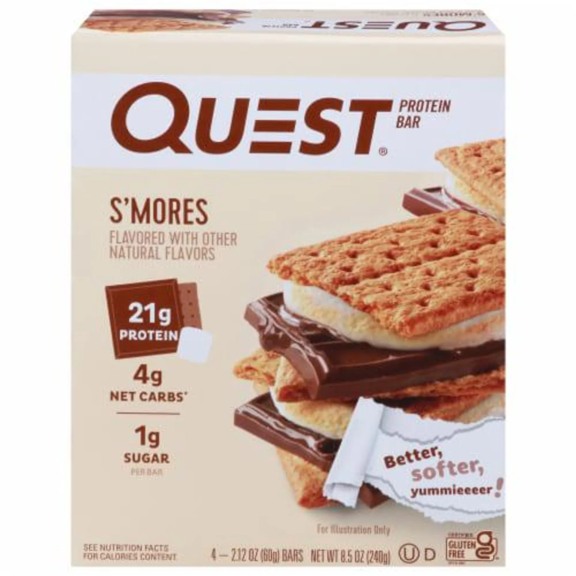 Quest S'mores Flavor Protein Bars