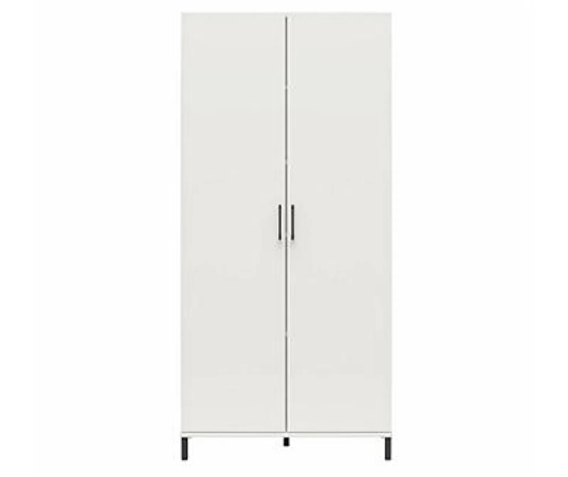 Evolution Vantage White 2-Door Storage Cabinet