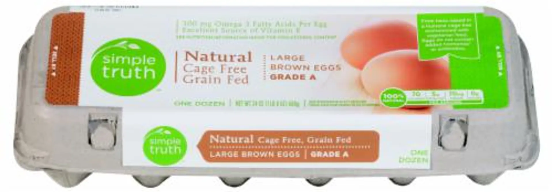 Simple Truth™ Natural Cage Free Large Brown Eggs