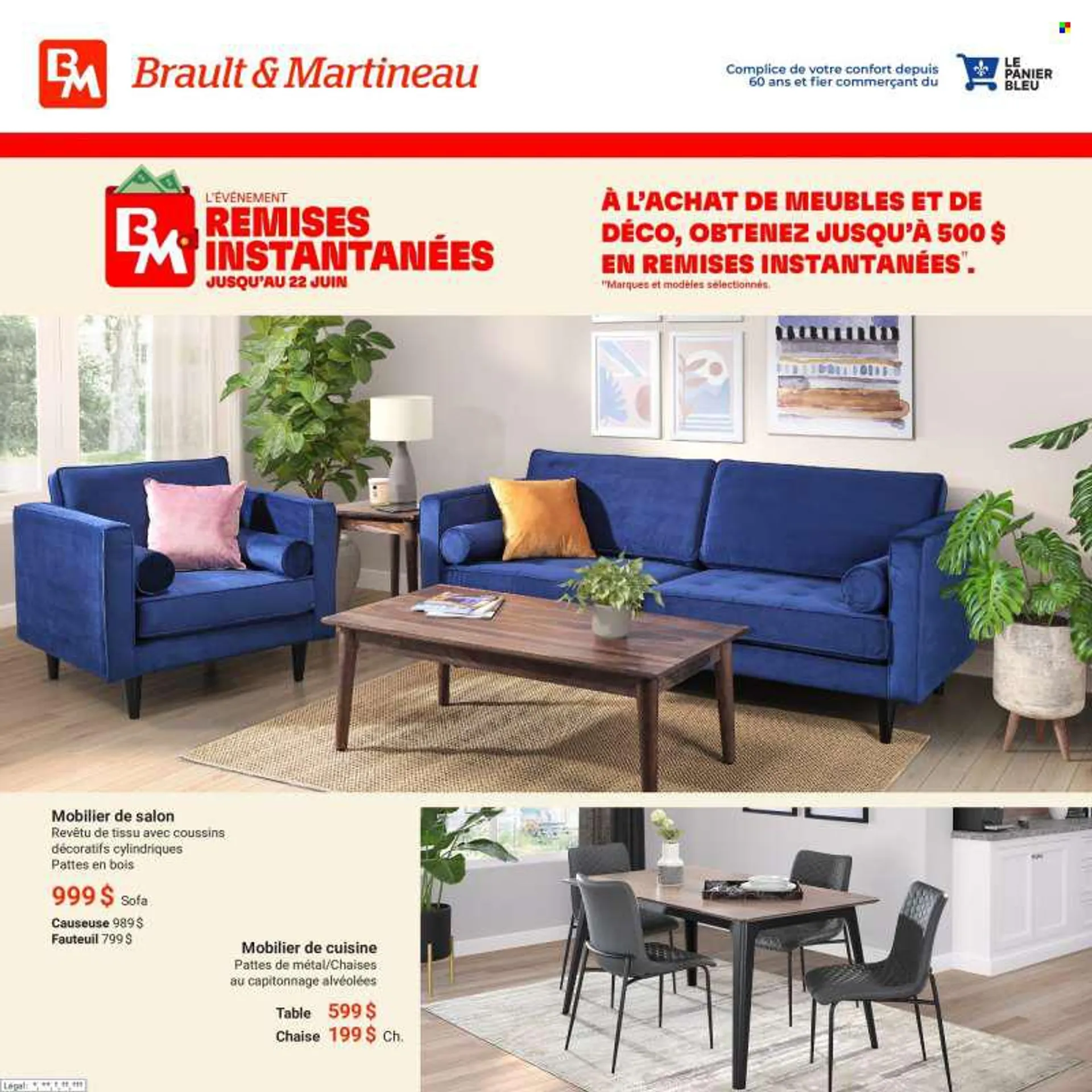 Brault & Martineau Flyer - May 24, 2022 - June 22, 2022. from May 24 to June 22 2022 - flyer page 1