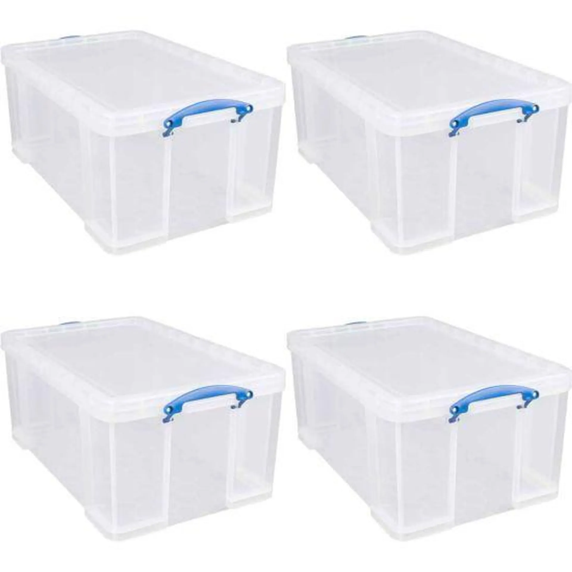 Really Useful Storage Box 64 Litre Pack of 4